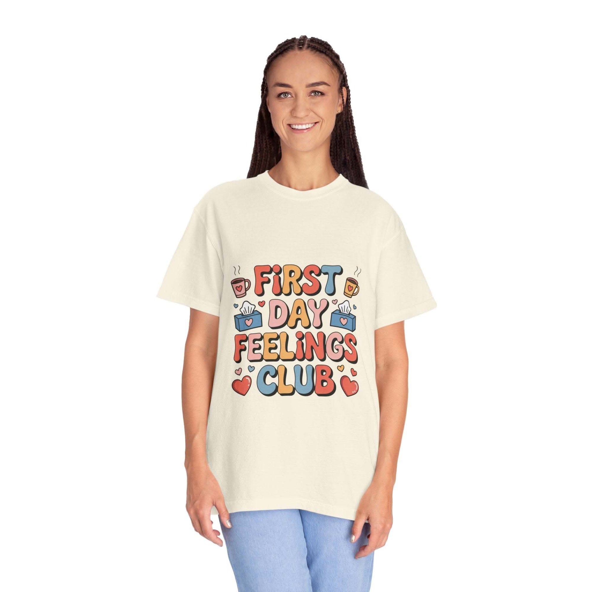 Garment-Dyed T-shirt for Back to School |  First Day Feelings Club.