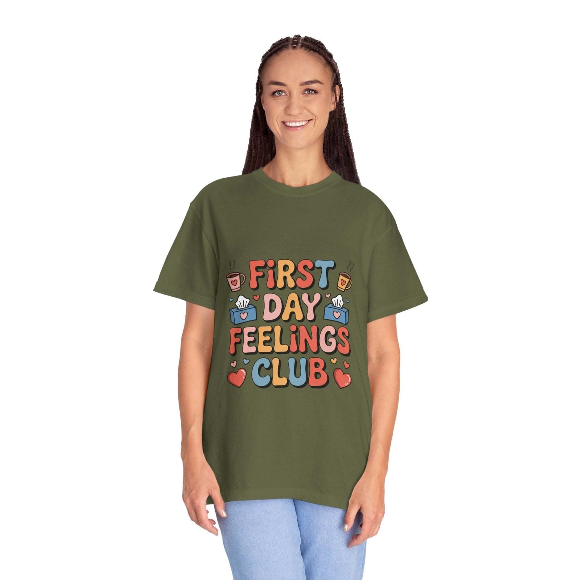 Garment-Dyed T-shirt for Back to School |  First Day Feelings Club.