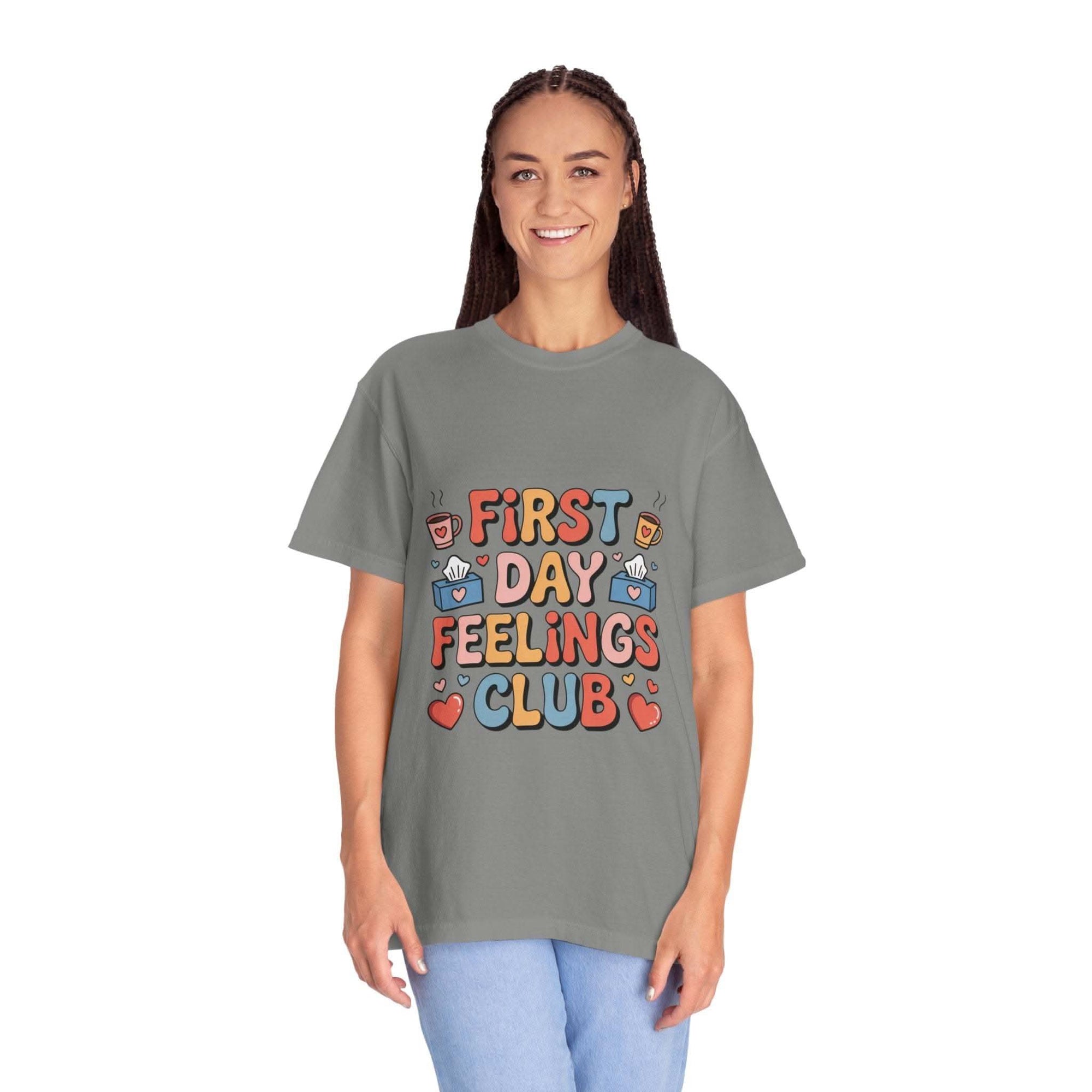 Garment-Dyed T-shirt for Back to School |  First Day Feelings Club.