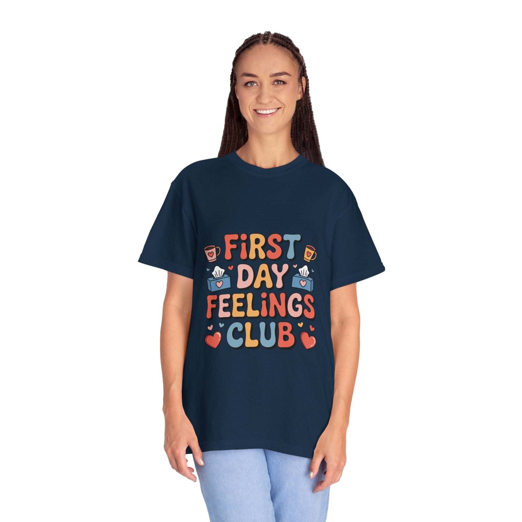 Garment-Dyed T-shirt for Back to School |  First Day Feelings Club.