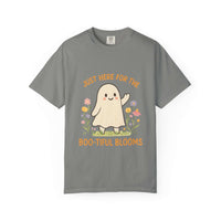 Floral Ghost Halloween T-shirt - TeninoVentures