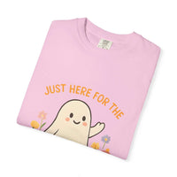 Floral Ghost Halloween T-shirt - TeninoVentures