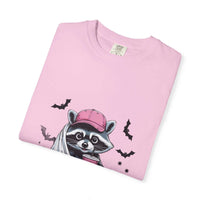 Raccoon Ghost Halloween T-shirt - TeninoVentures