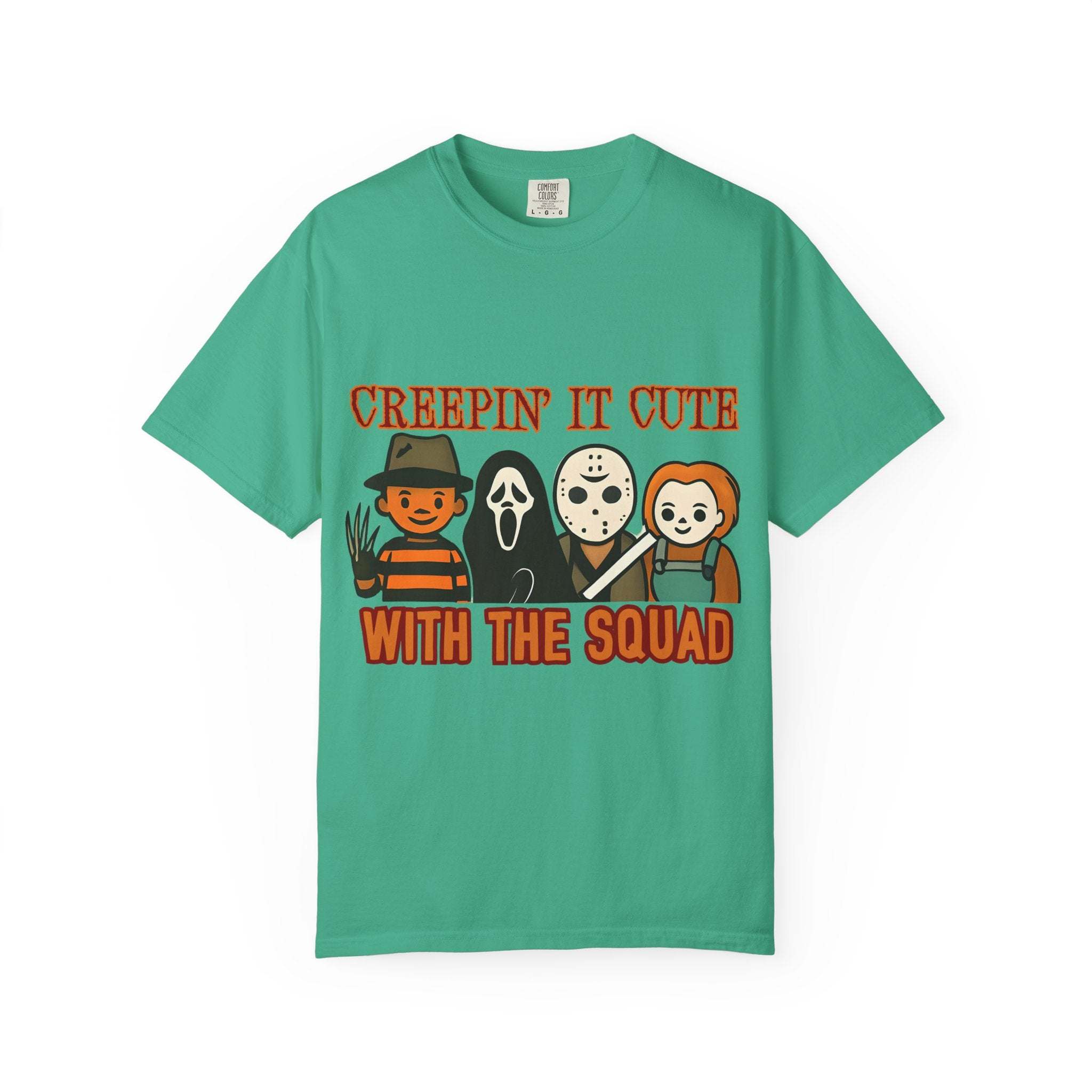 Retro Horror Movie Creepin It Cute Halloween T-shirt - TeninoVentures