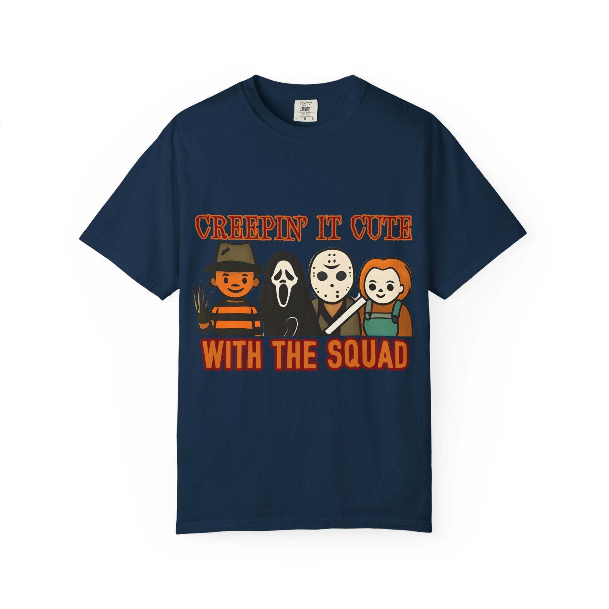 Retro Horror Movie Creepin It Cute Halloween T-shirt - TeninoVentures