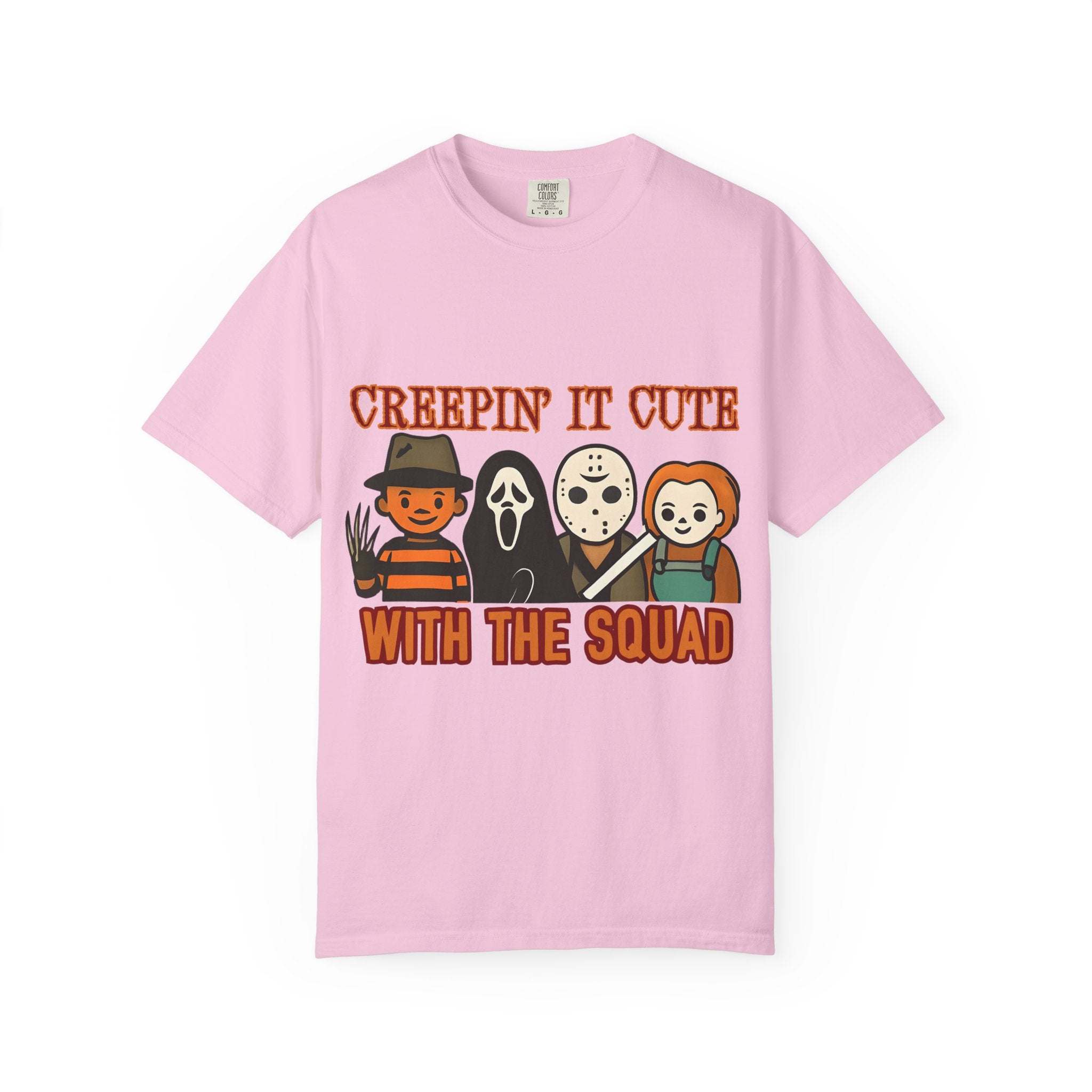 Retro Horror Movie Creepin It Cute Halloween T-shirt - TeninoVentures