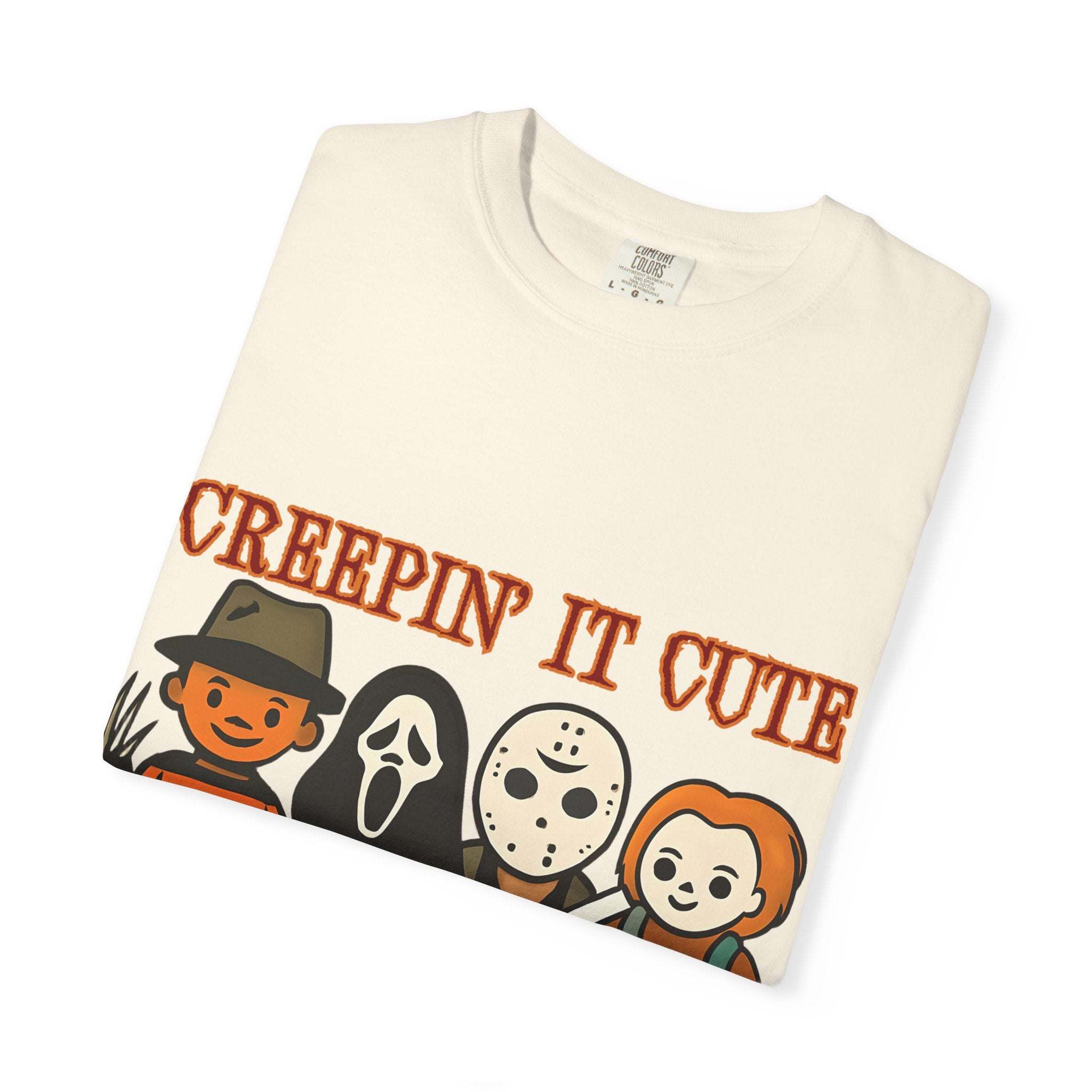 Retro Horror Movie Creepin It Cute Halloween T-shirt - TeninoVentures
