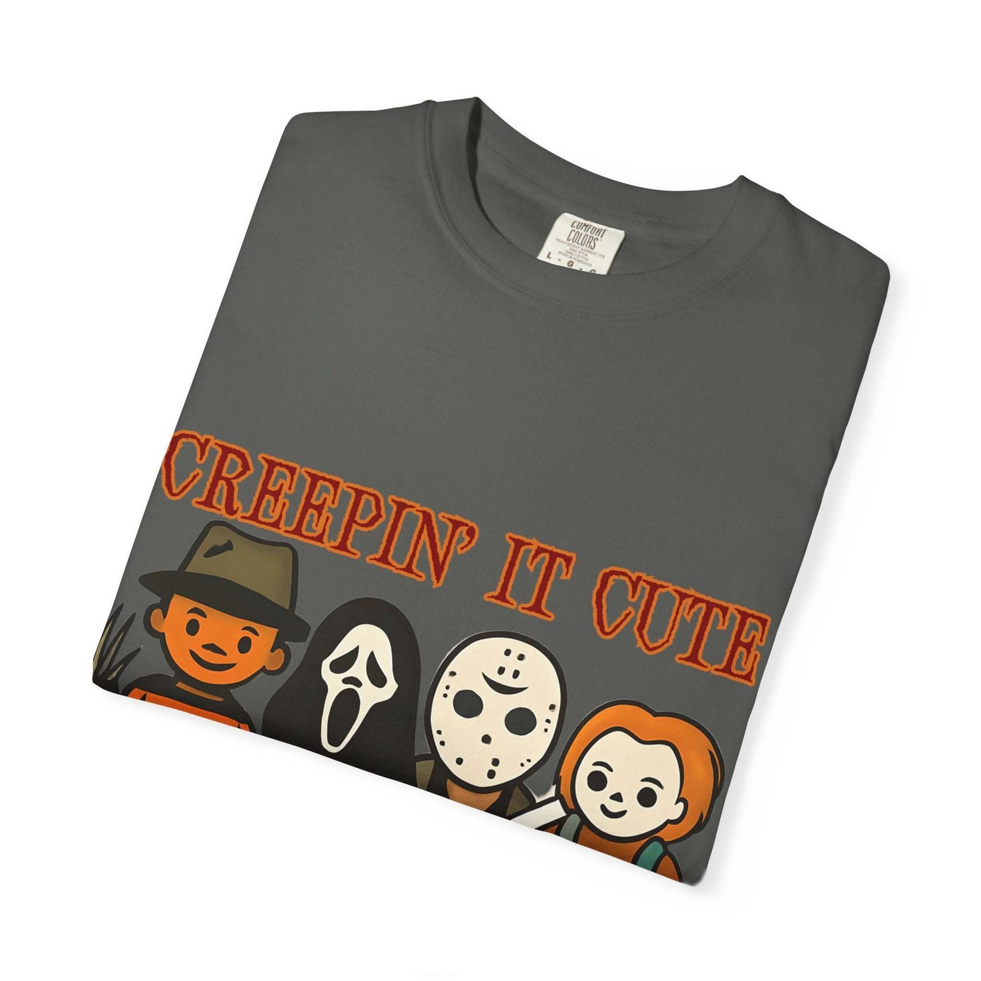Retro Horror Movie Creepin It Cute Halloween T-shirt - TeninoVentures