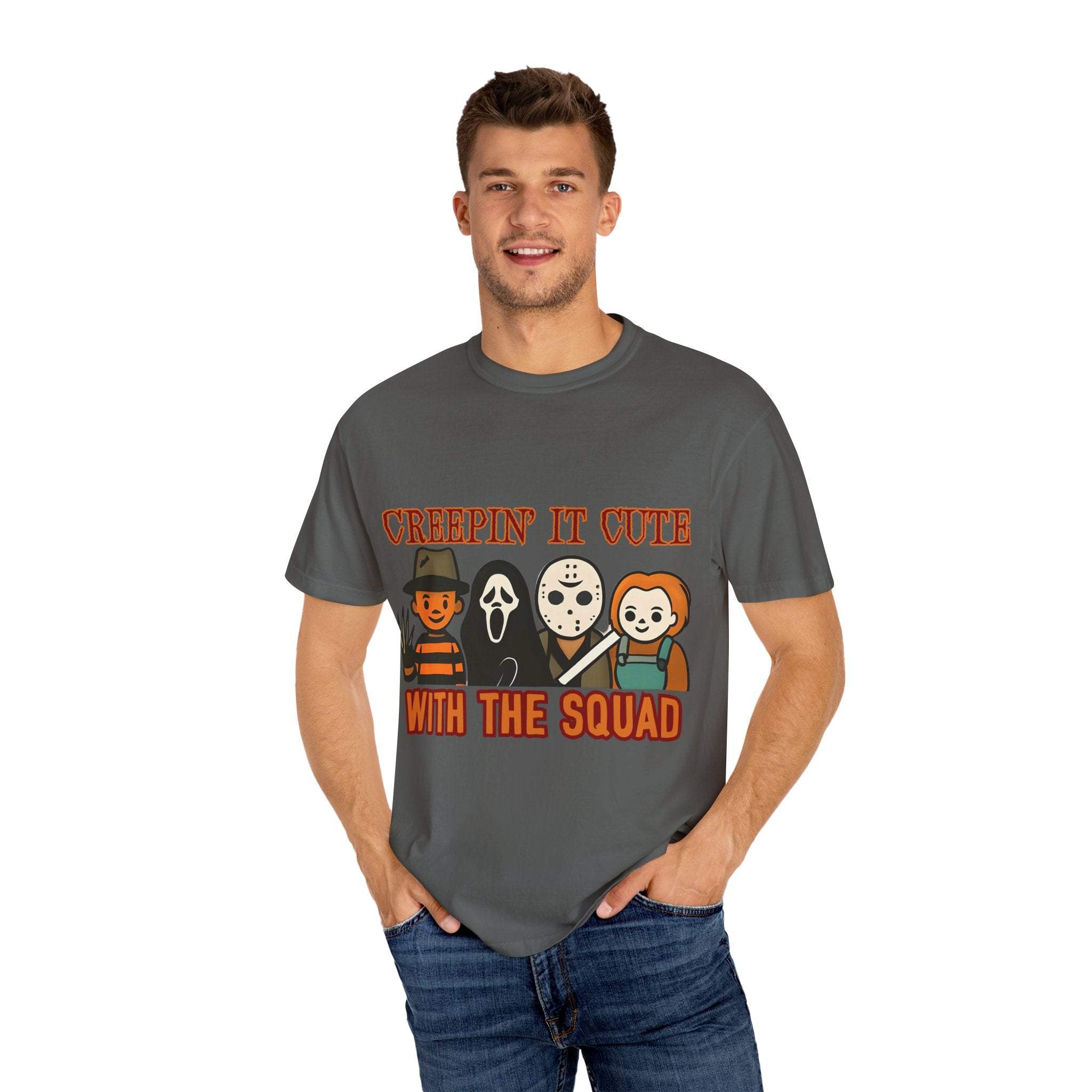 Retro Horror Movie Creepin It Cute Halloween T-shirt - TeninoVentures