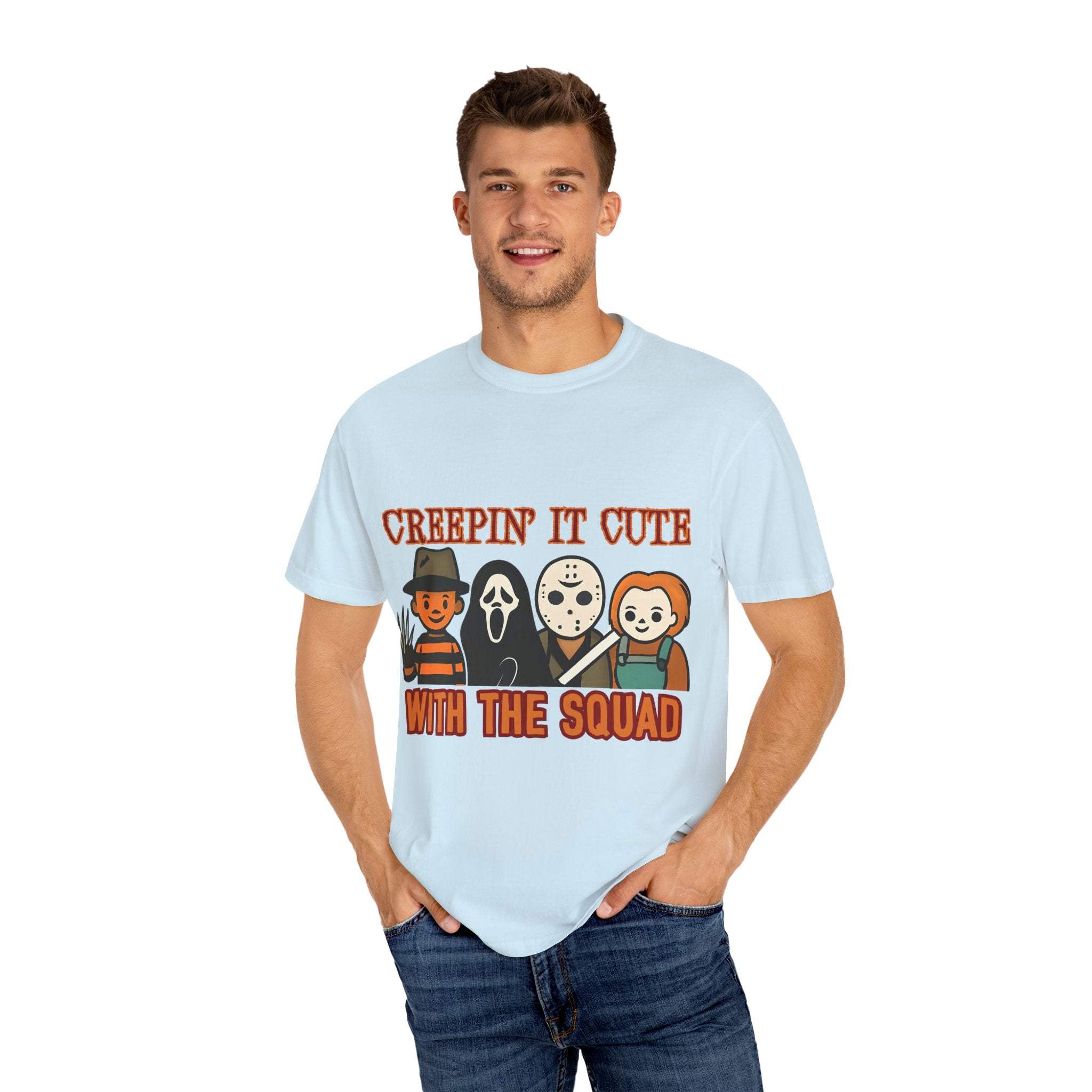Retro Horror Movie Creepin It Cute Halloween T-shirt - TeninoVentures
