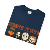 Retro Horror Movie Creepin It Cute Halloween T-shirt - TeninoVentures