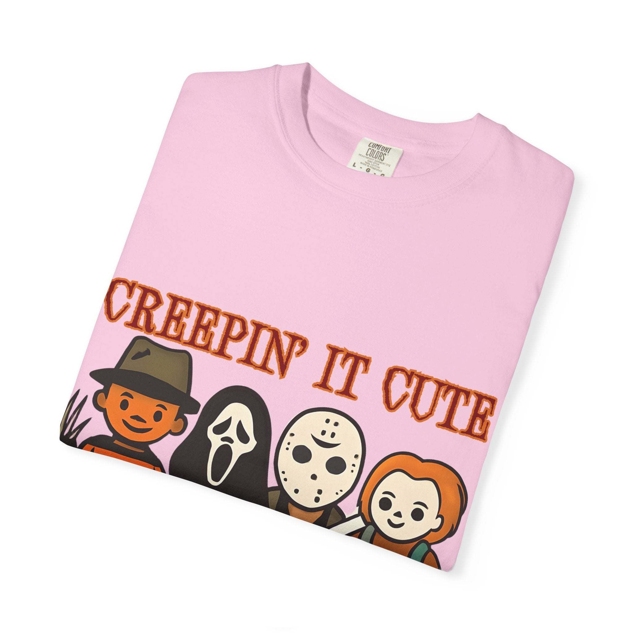 Retro Horror Movie Creepin It Cute Halloween T-shirt - TeninoVentures