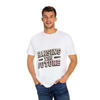 Retro Raising the Future T-shirt with vintage design and bold graphics on premium fabric