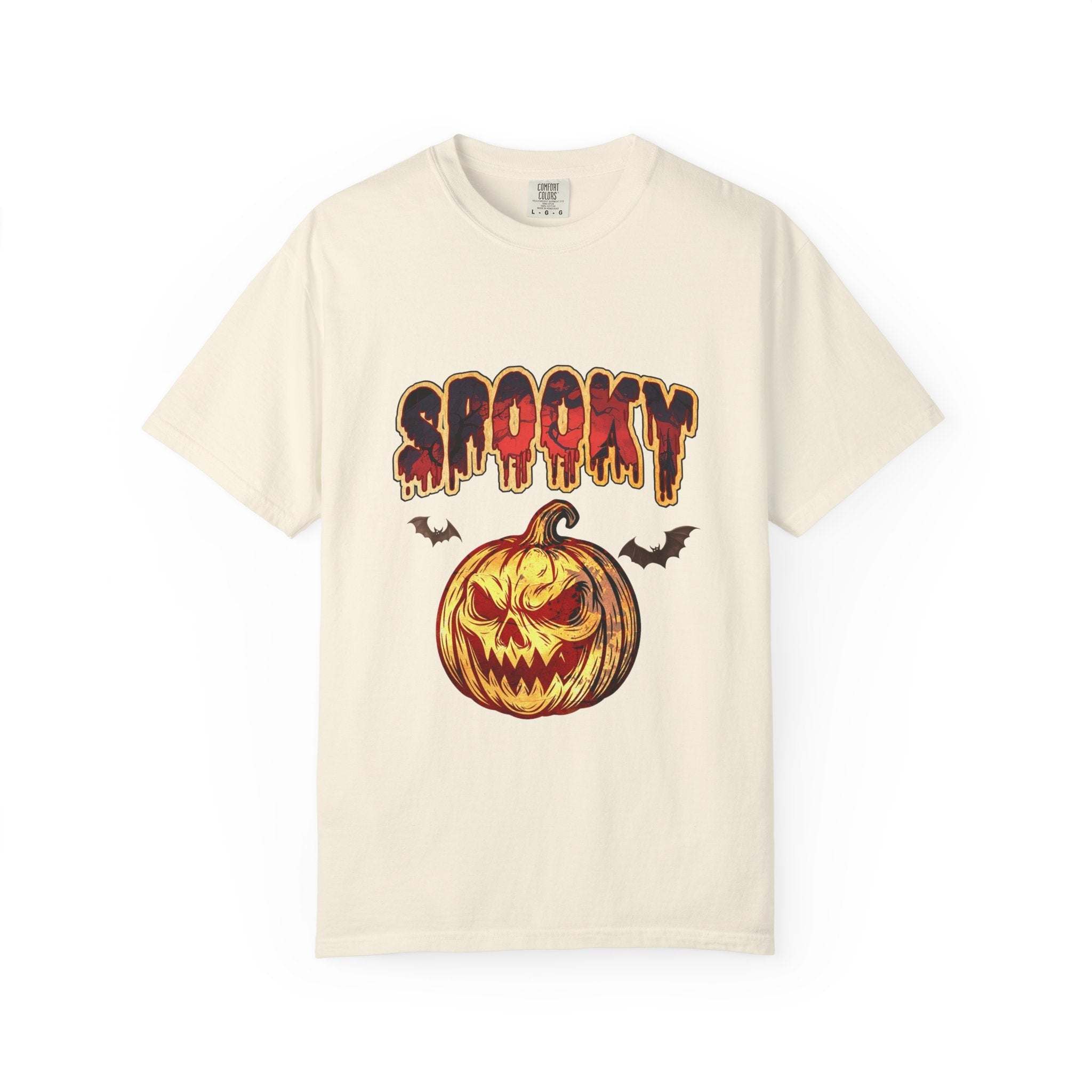 Spooky Pumpkin Halloween T-shirt - TeninoVentures
