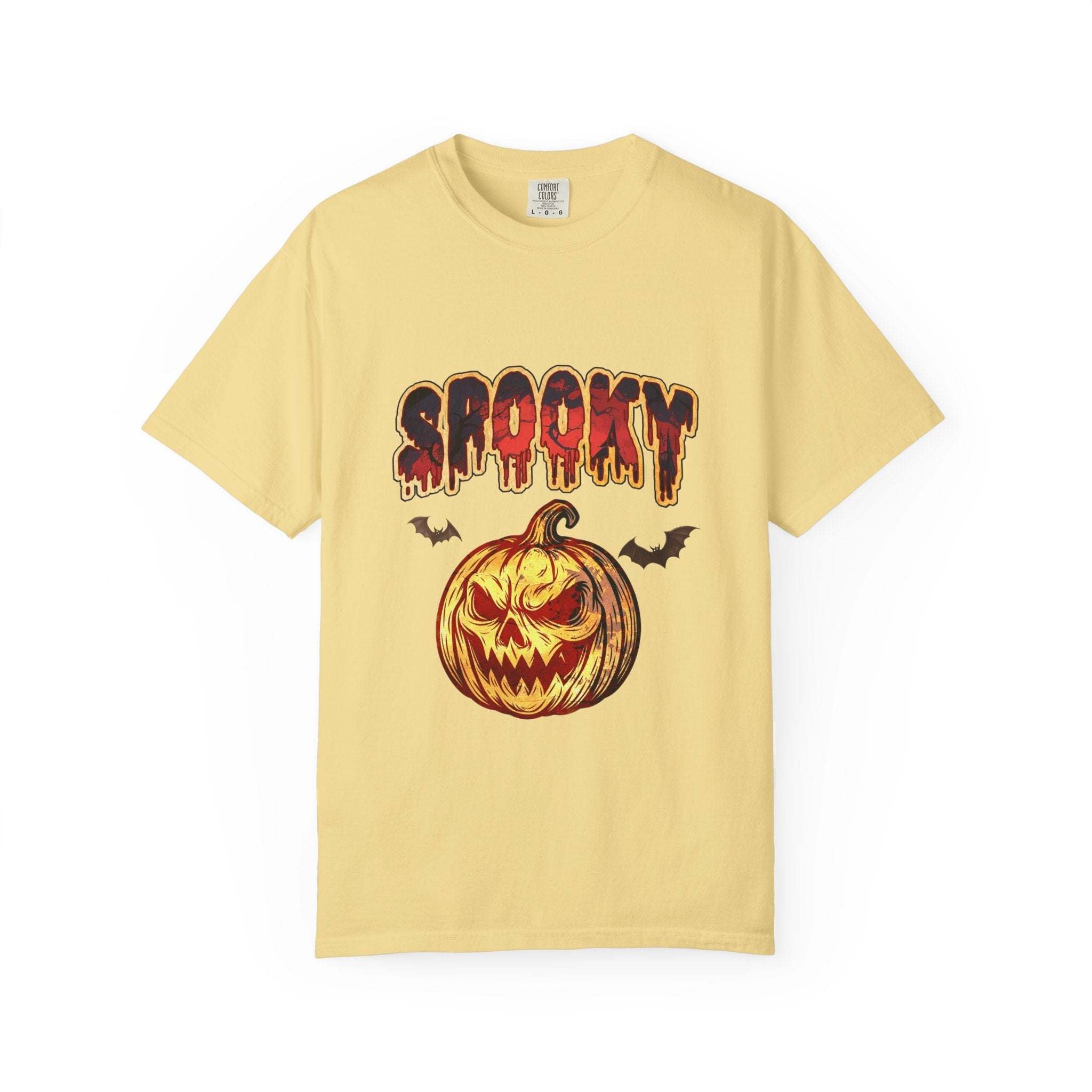 Spooky Pumpkin Halloween T-shirt - TeninoVentures