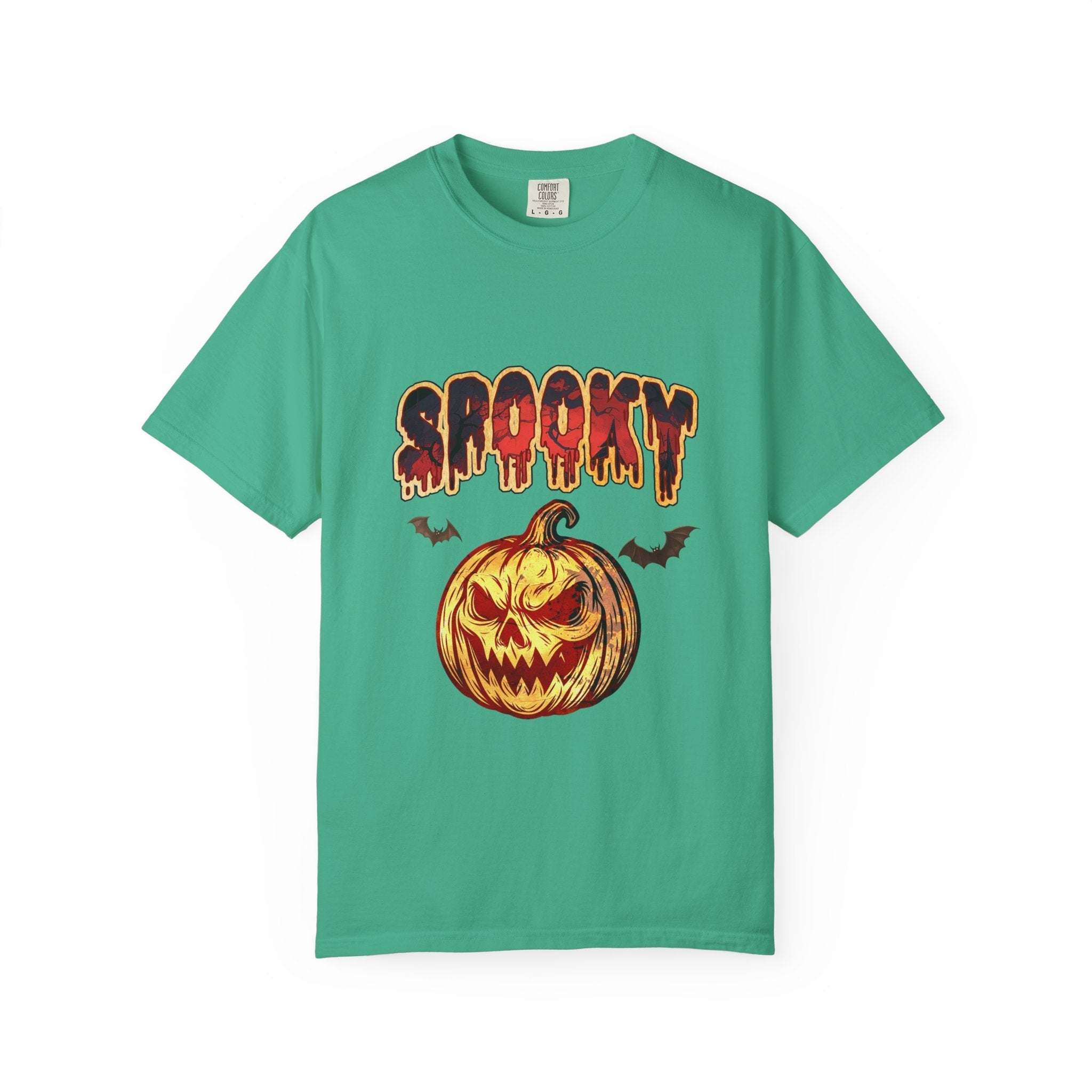 Spooky Pumpkin Halloween T-shirt - TeninoVentures