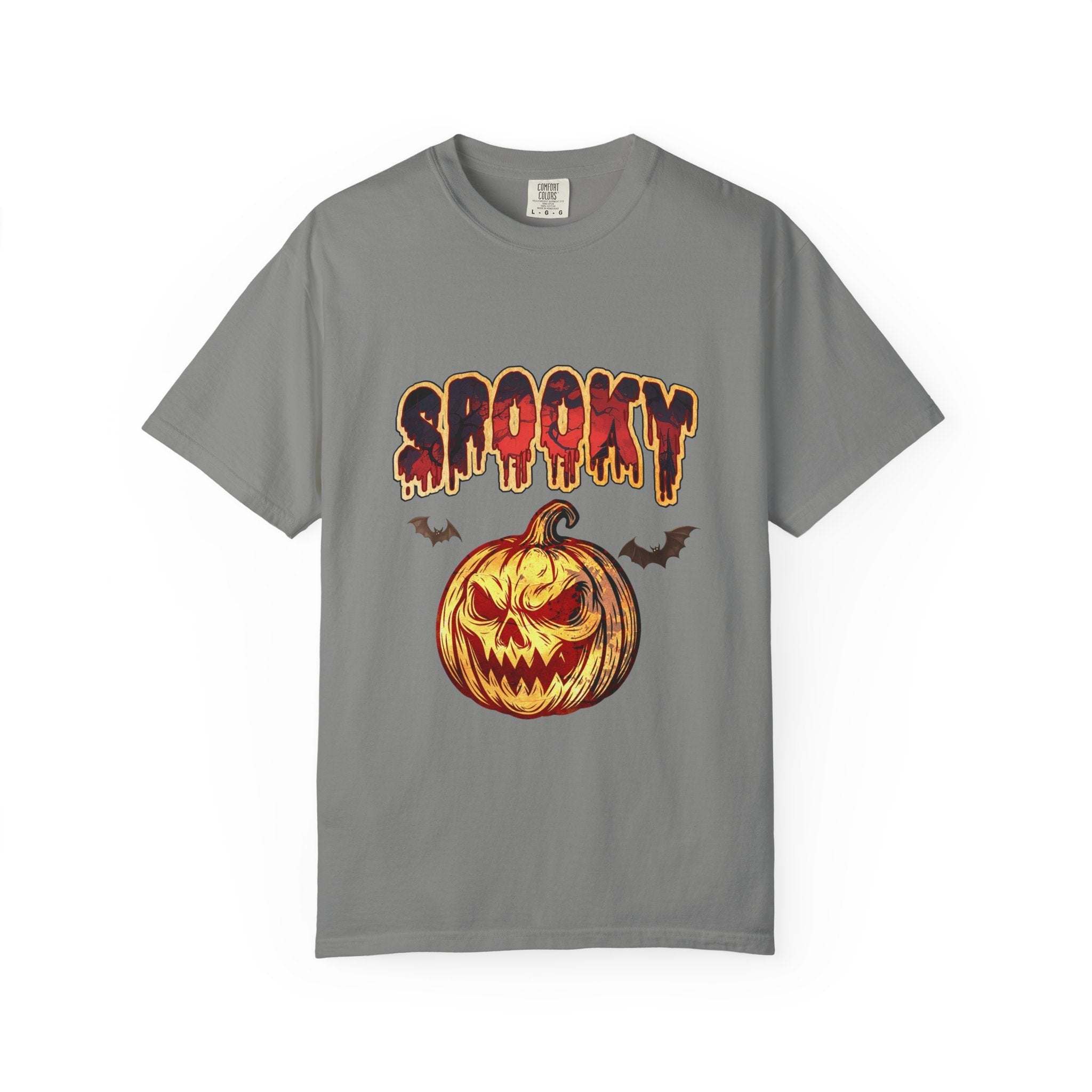 Spooky Pumpkin Halloween T-shirt - TeninoVentures