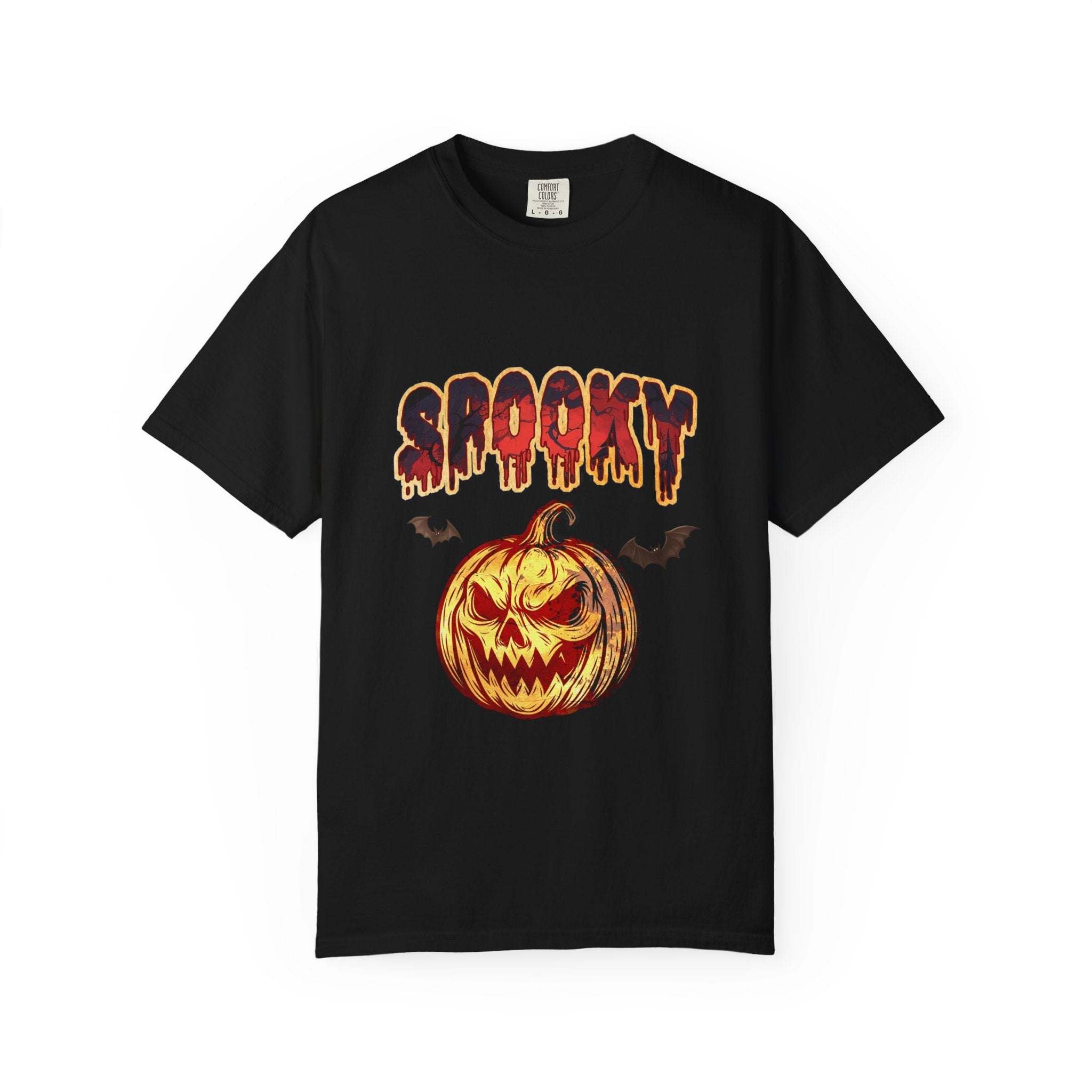 Spooky Pumpkin Halloween T-shirt - TeninoVentures