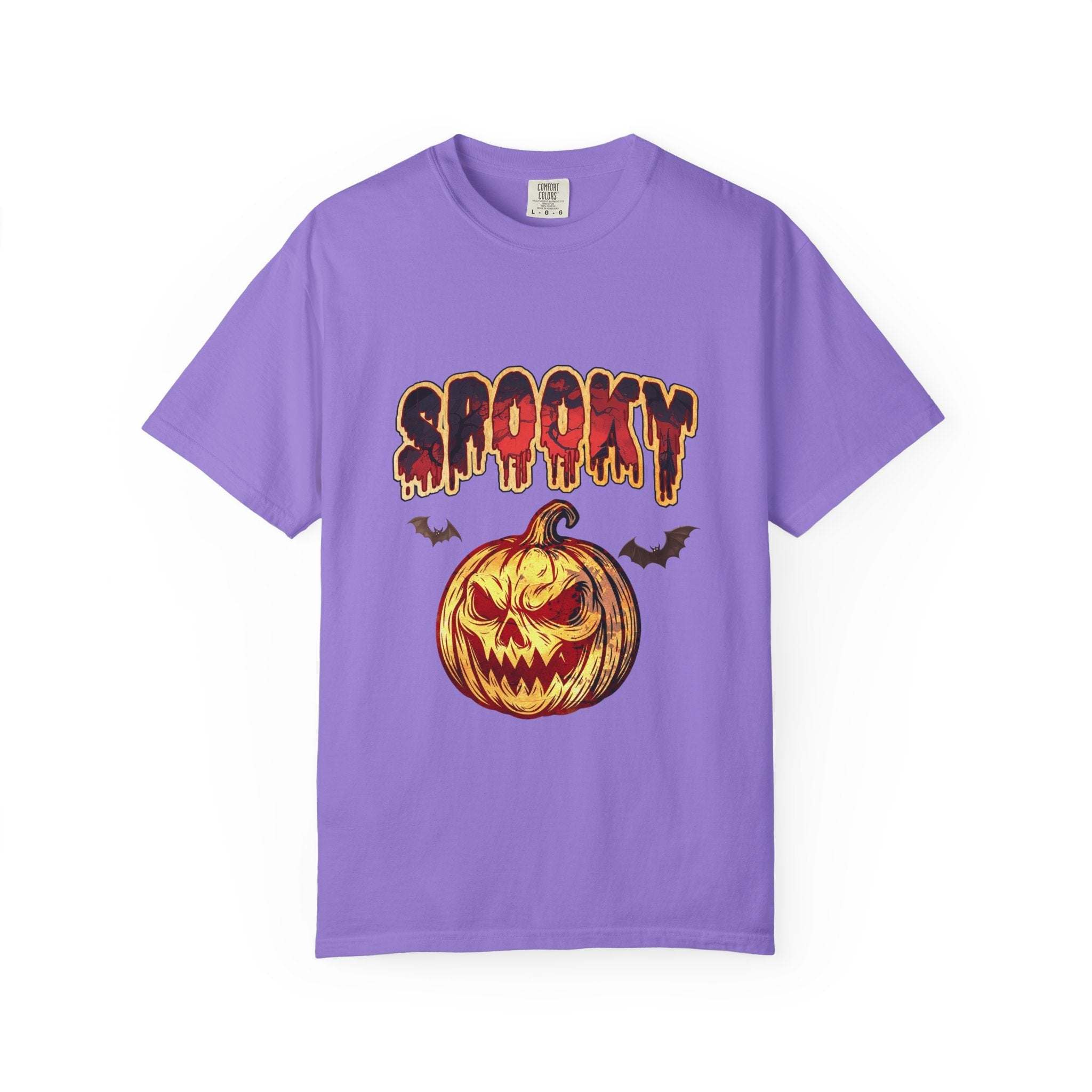Spooky Pumpkin Halloween T-shirt - TeninoVentures