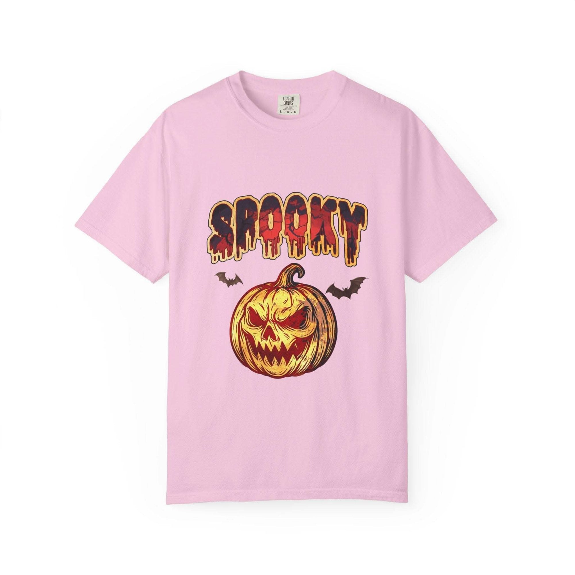 Spooky Pumpkin Halloween T-shirt - TeninoVentures