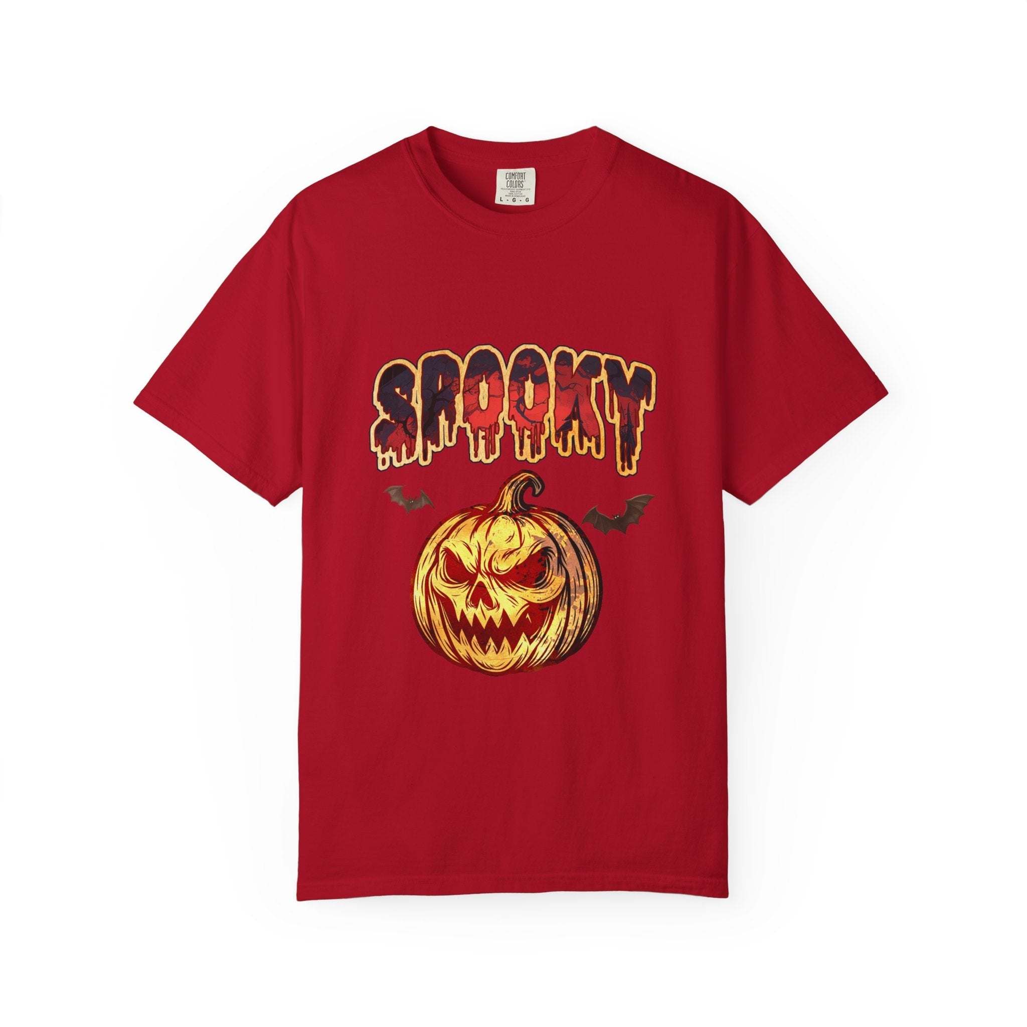 Spooky Pumpkin Halloween T-shirt - TeninoVentures