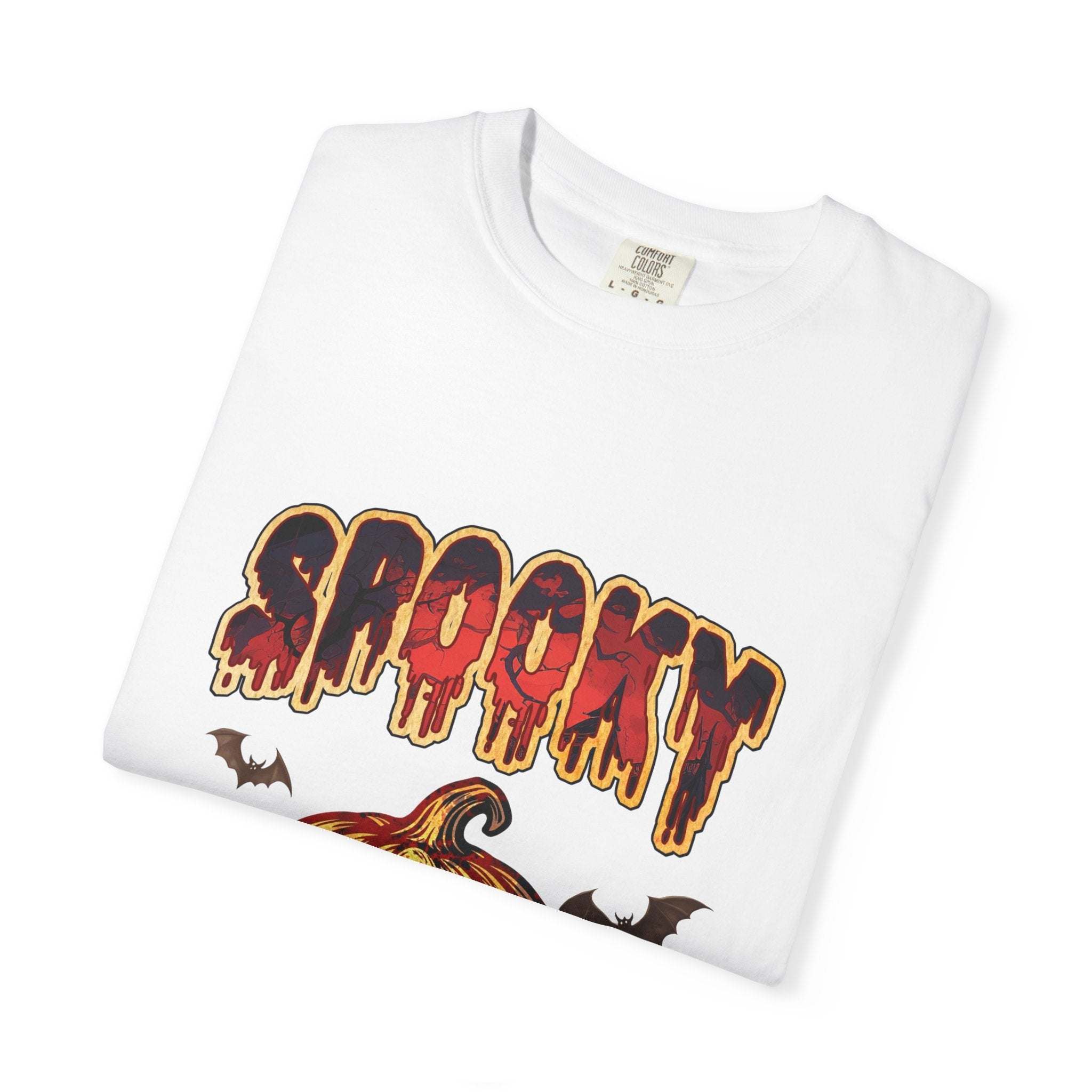 Spooky Pumpkin Halloween T-shirt - TeninoVentures