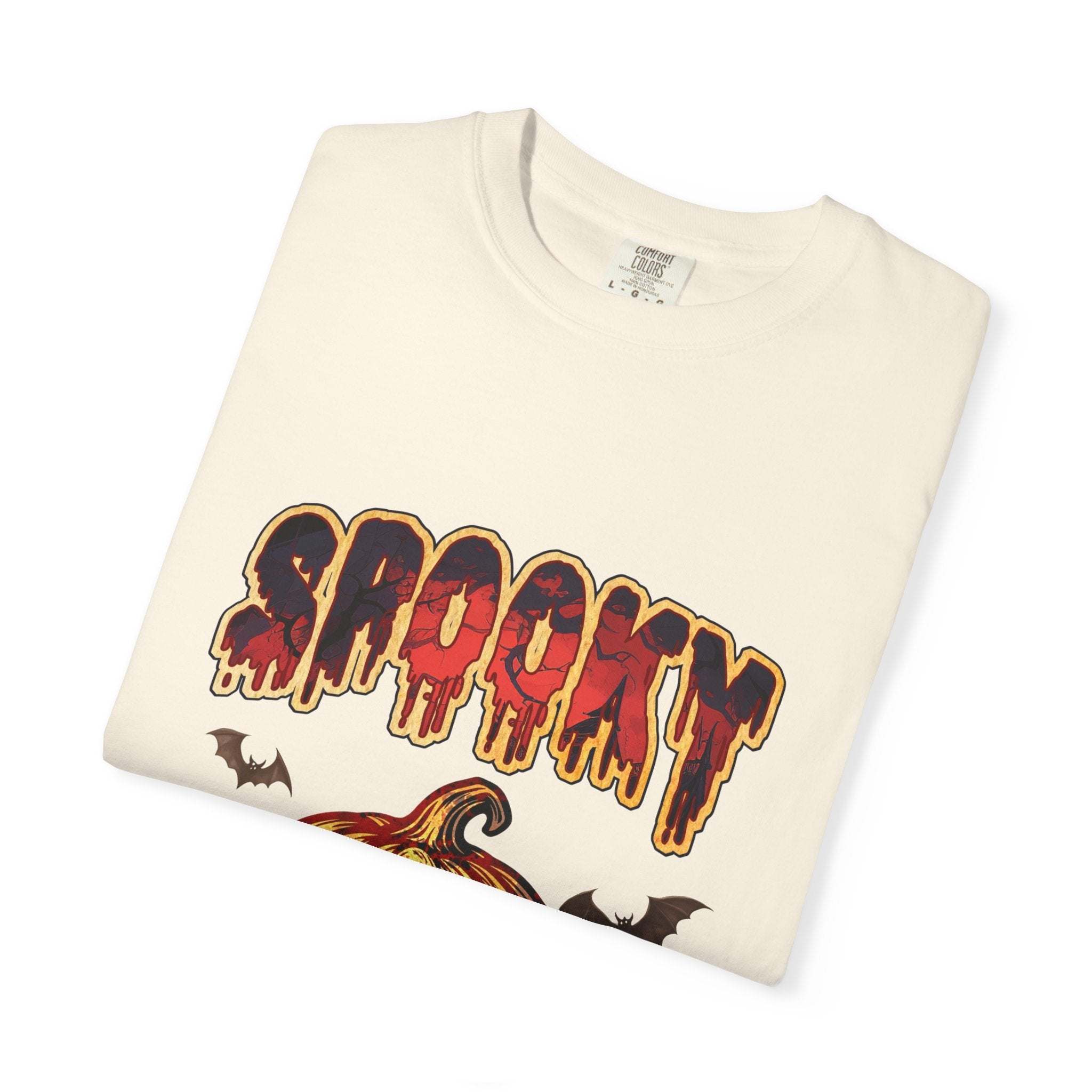 Spooky Pumpkin Halloween T-shirt - TeninoVentures