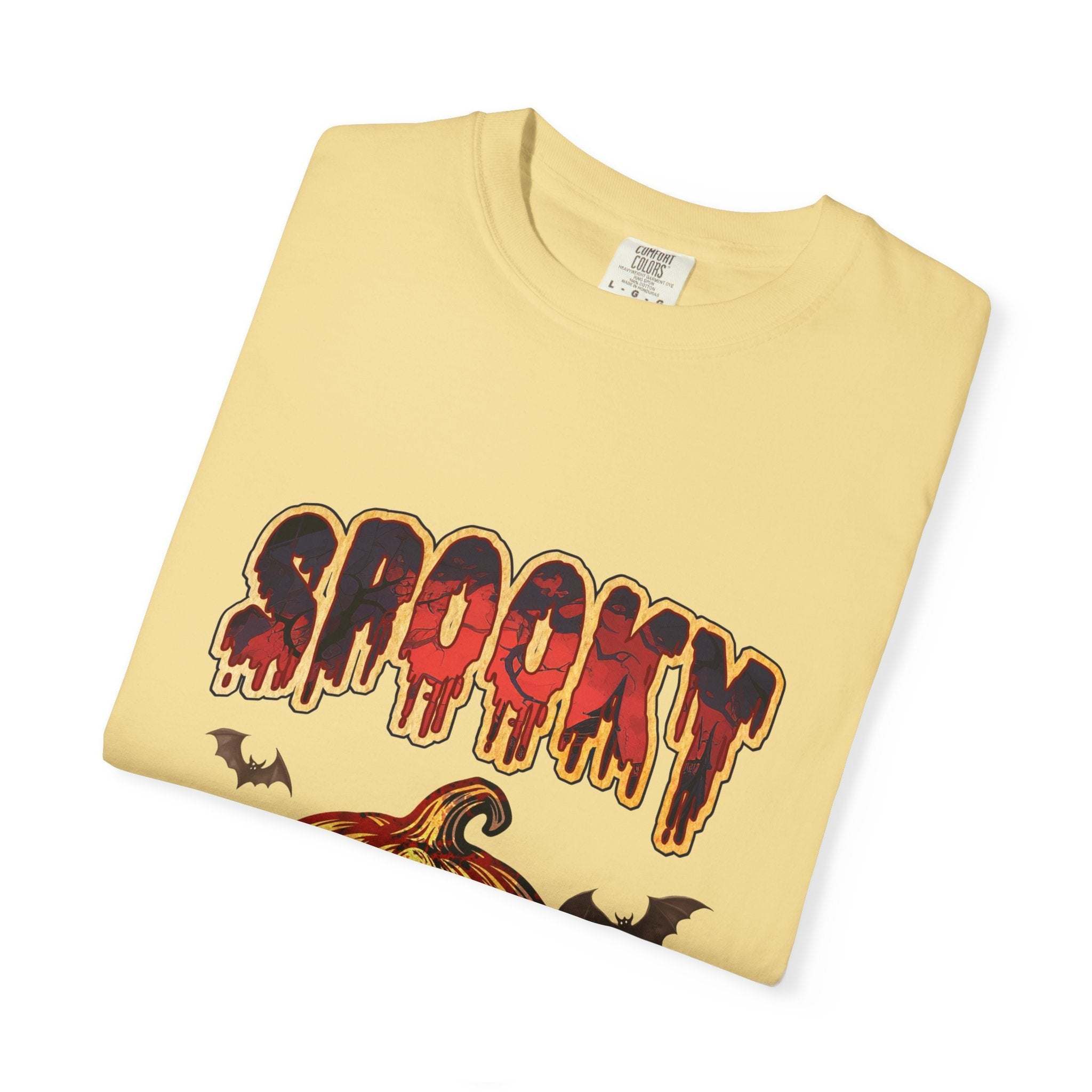 Spooky Pumpkin Halloween T-shirt - TeninoVentures
