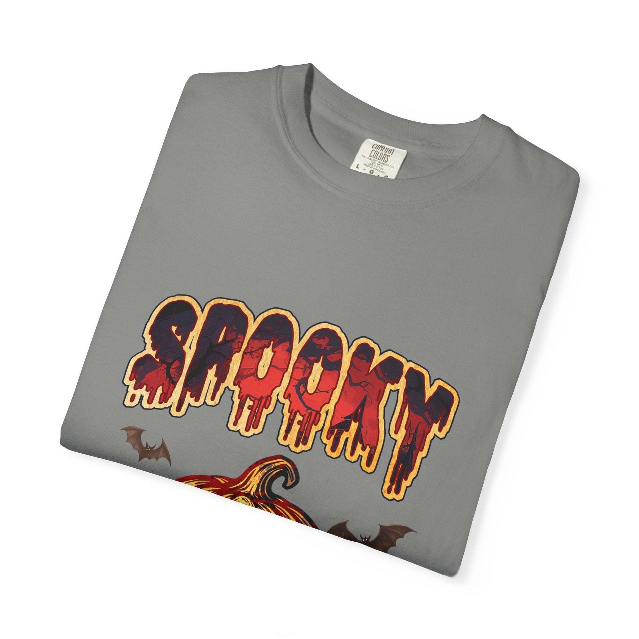 Spooky Pumpkin Halloween T-shirt - TeninoVentures