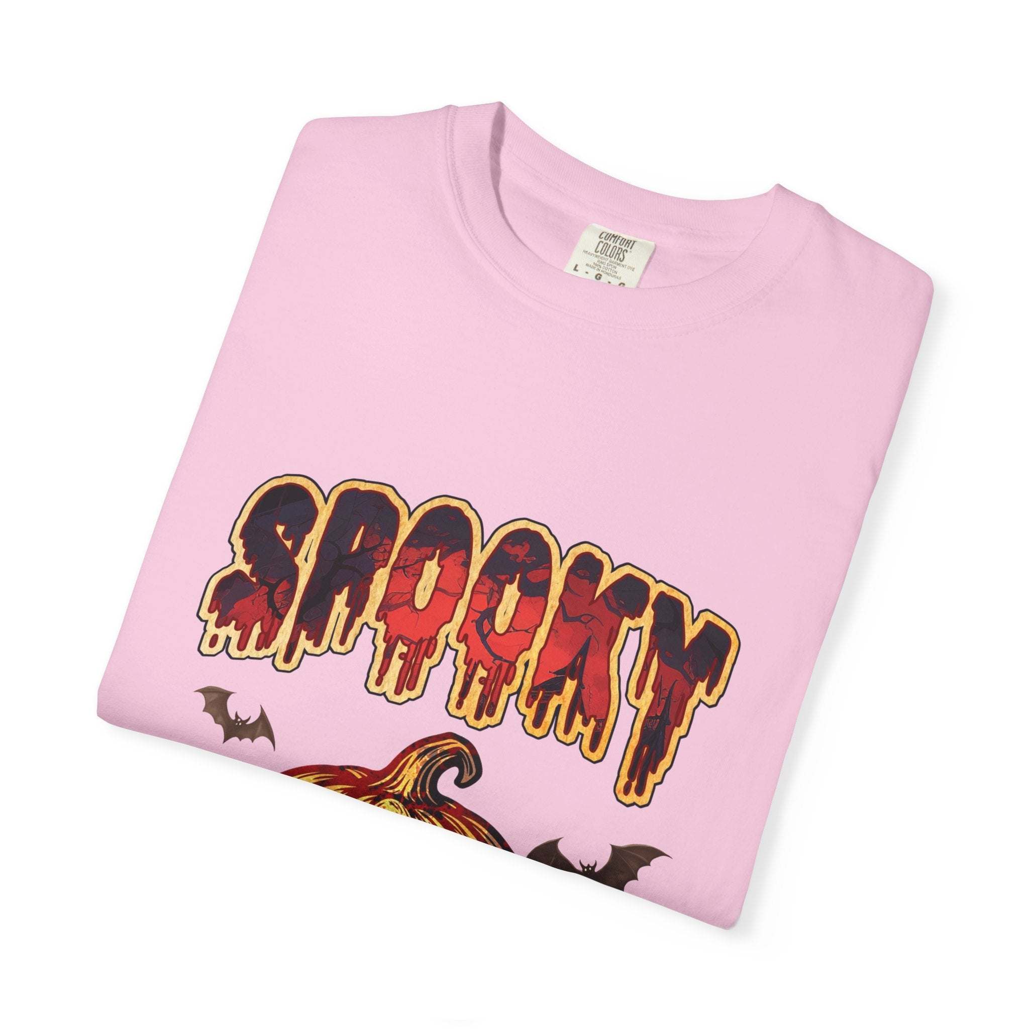 Spooky Pumpkin Halloween T-shirt - TeninoVentures