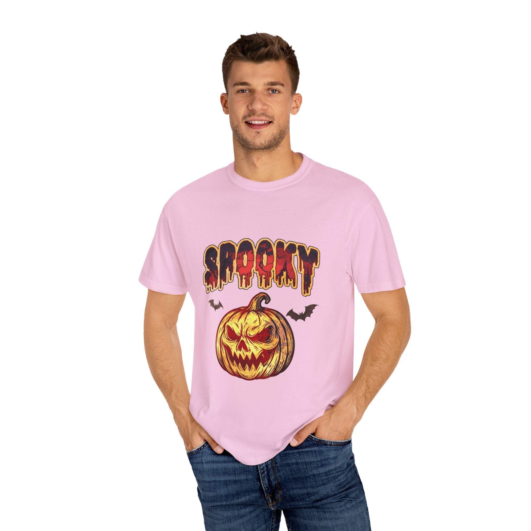 Spooky Pumpkin Halloween T-shirt - TeninoVentures