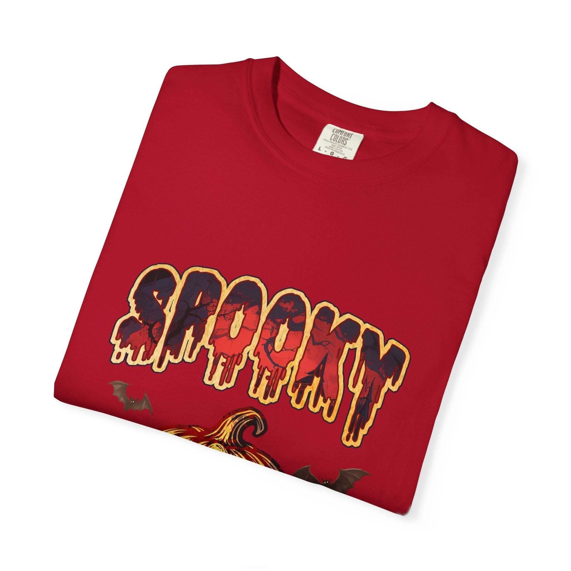 Spooky Pumpkin Halloween T-shirt - TeninoVentures