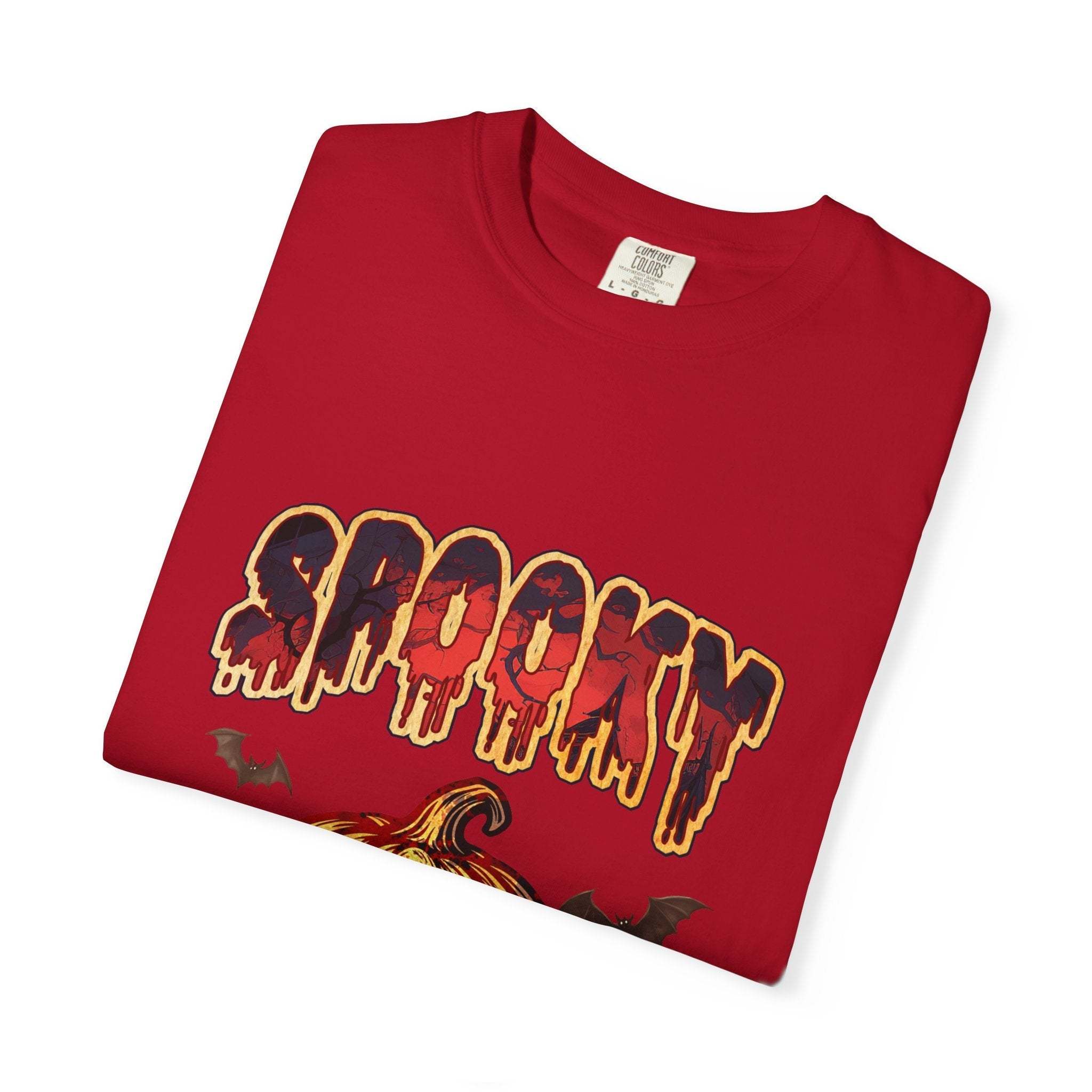 Spooky Pumpkin Halloween T-shirt - TeninoVentures
