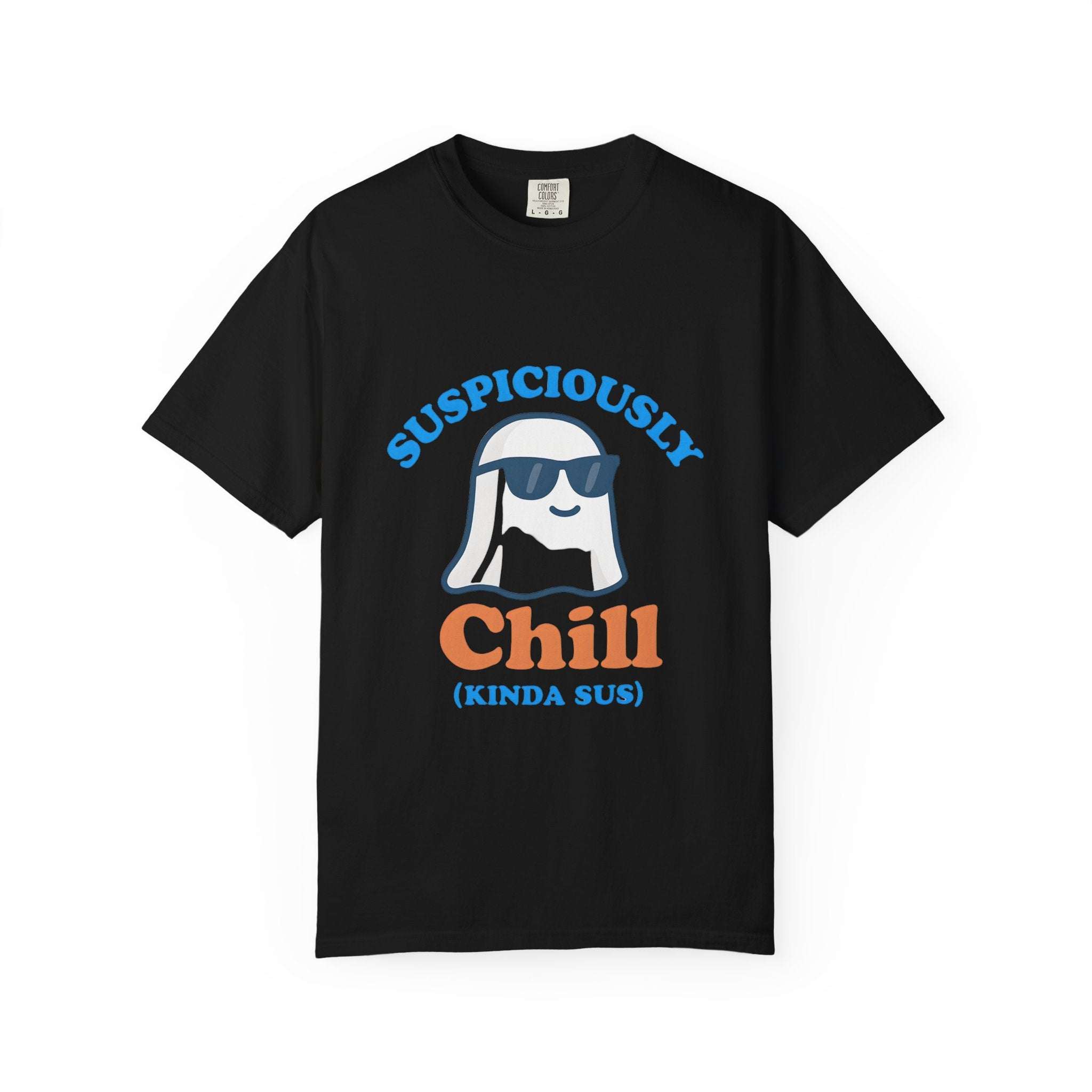 Suspiciously Chill Kinda Sus Ghost T-shirt - TeninoVentures