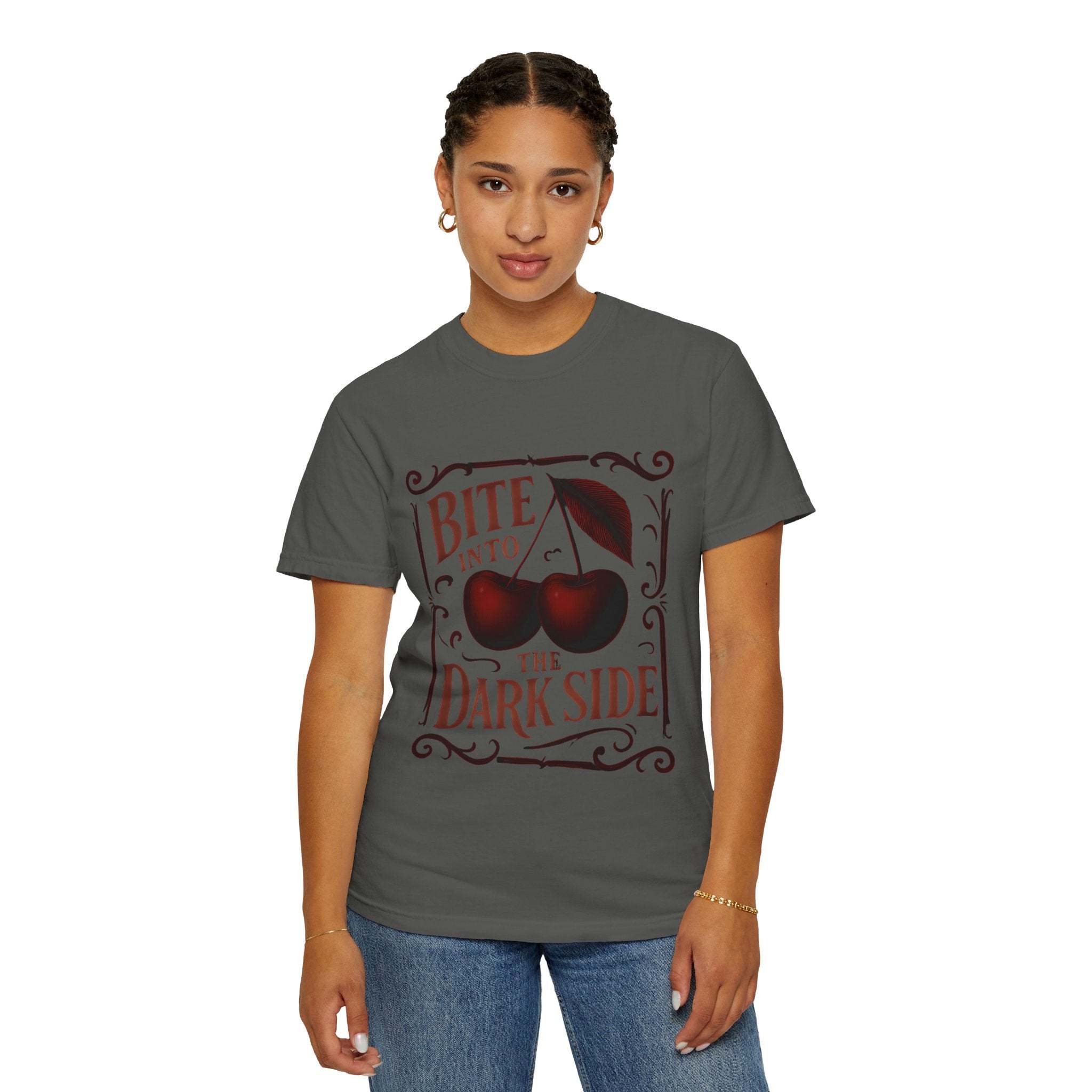 T-Shirt Bite Into the Dark Side Cherry - TeninoVentures