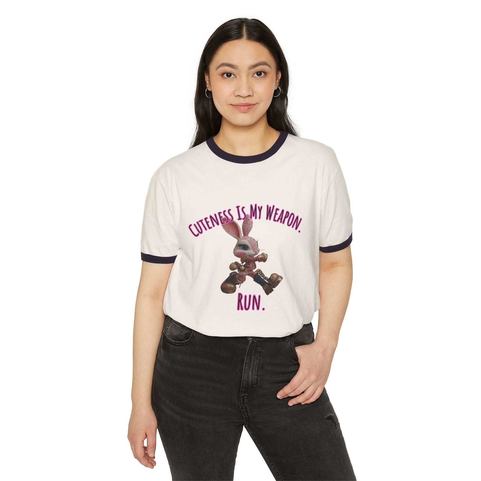 Cuteness Is My Weapon Run Bratcore T-Shirt - TeninoVentures