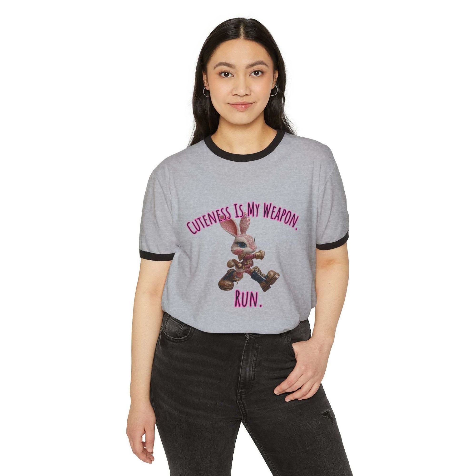 Cuteness Is My Weapon Run Bratcore T-Shirt - TeninoVentures