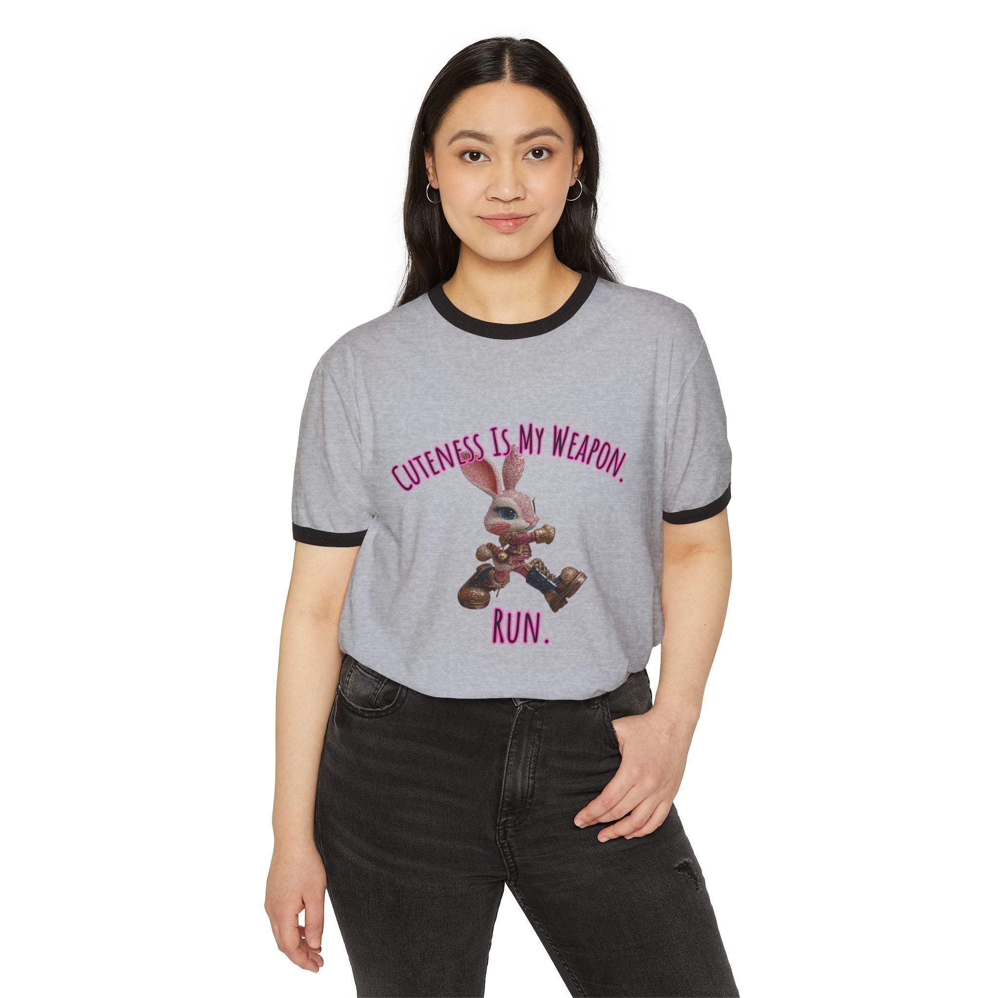Cuteness Is My Weapon Run Bratcore T-Shirt - TeninoVentures