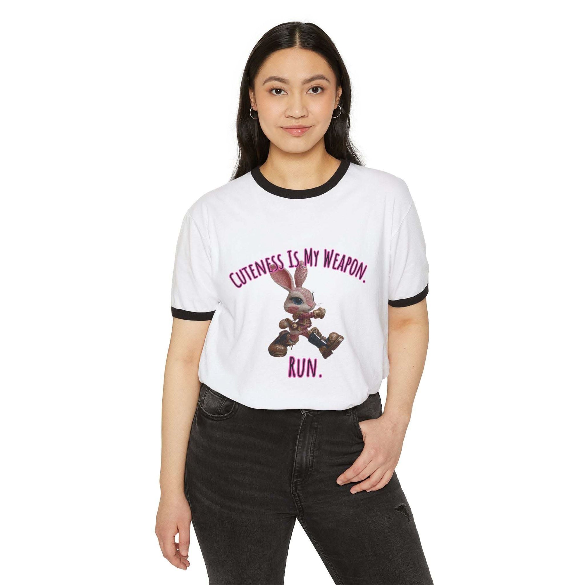 Cuteness Is My Weapon Run Bratcore T-Shirt - TeninoVentures