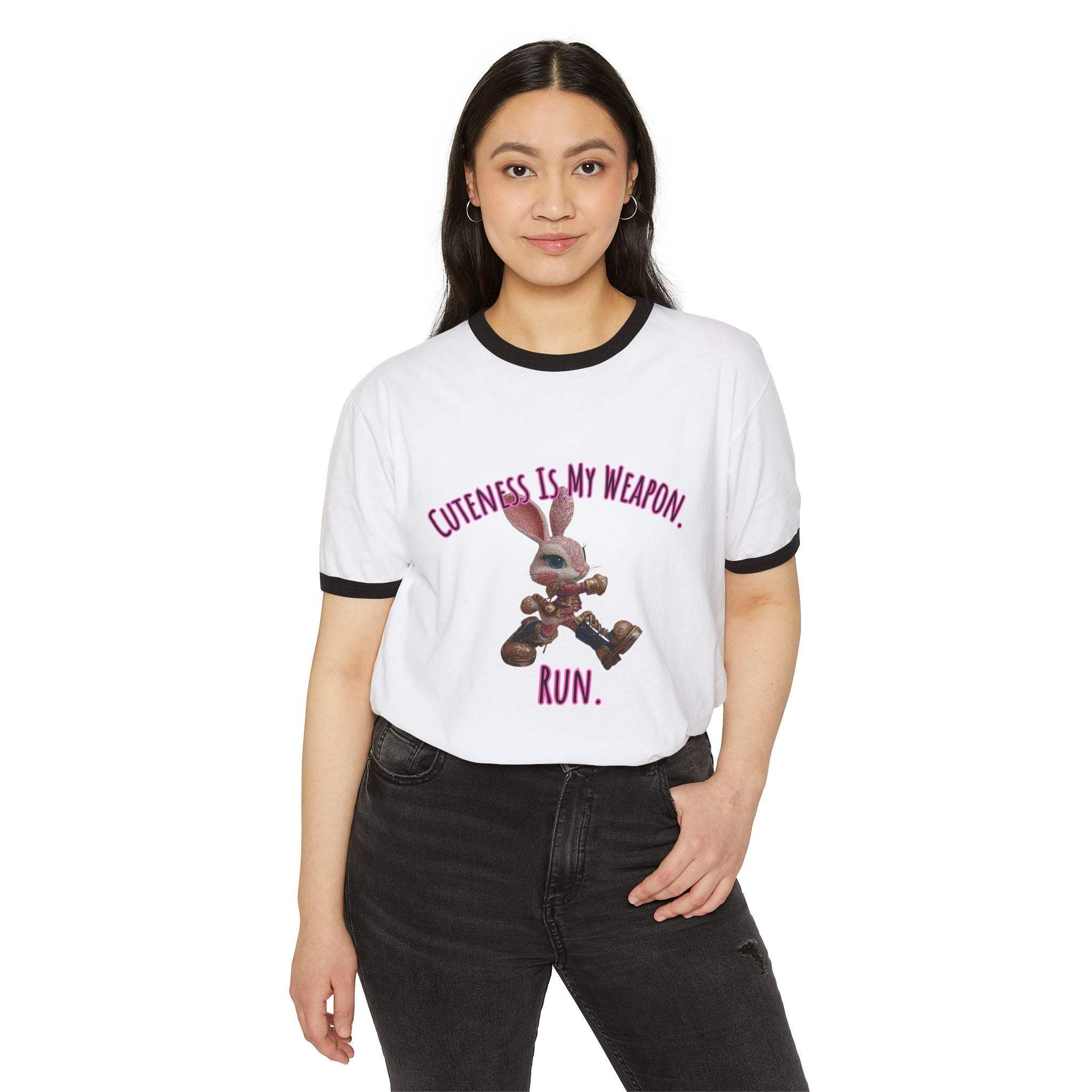 Cuteness Is My Weapon Run Bratcore T-Shirt - TeninoVentures