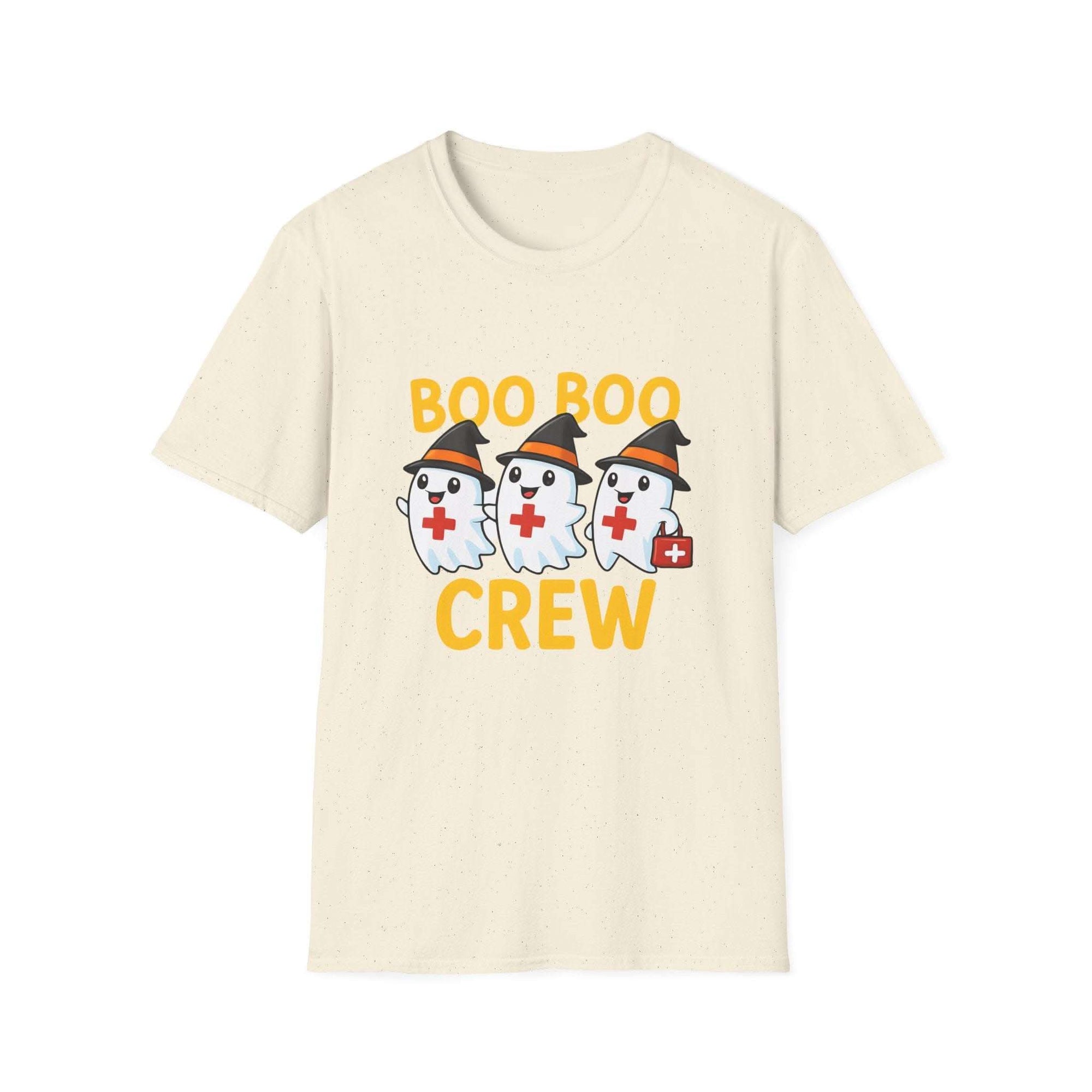 Boo Boo Crew Nurse Halloween T-Shirt - Ring-Spun Cotton Unisex - TeninoVentures