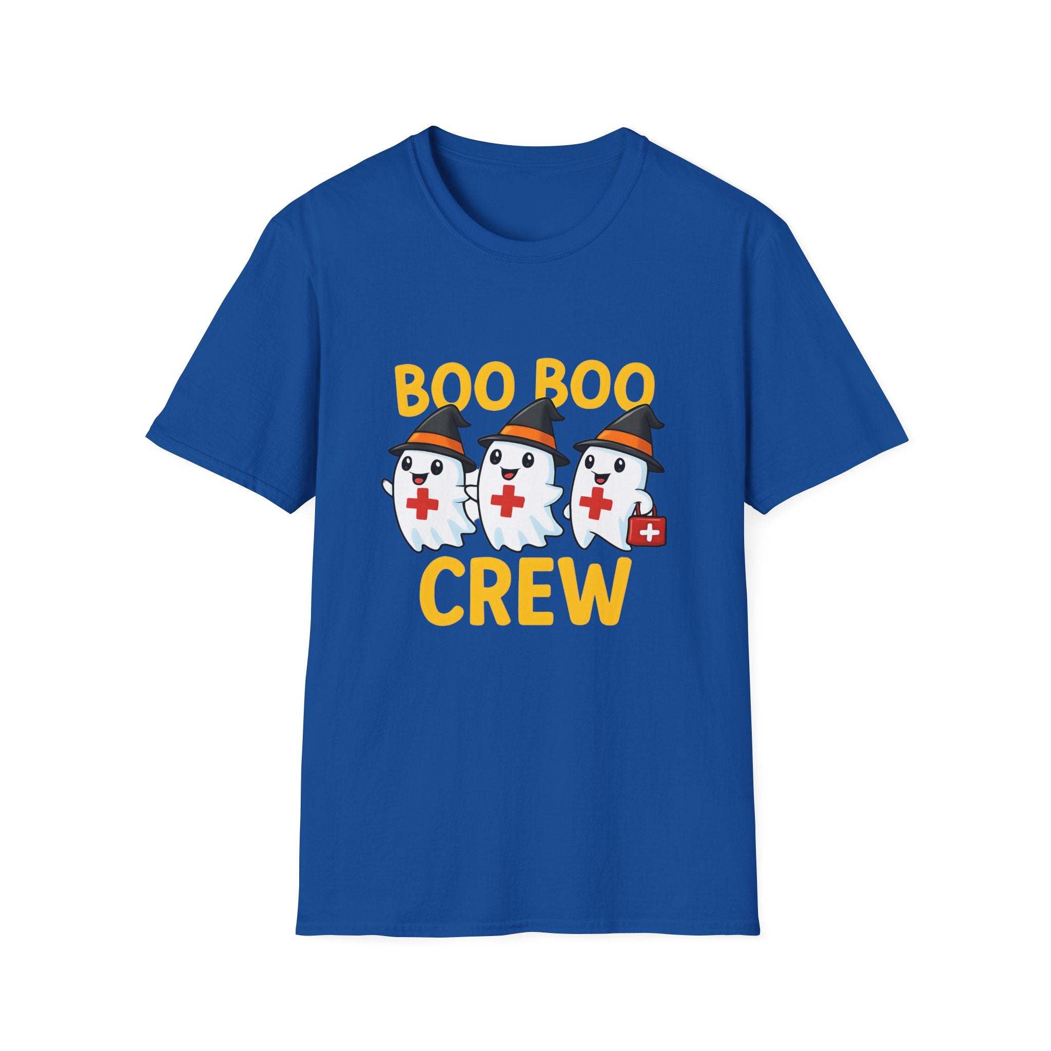 Boo Boo Crew Nurse Halloween T-Shirt - Ring-Spun Cotton Unisex - TeninoVentures