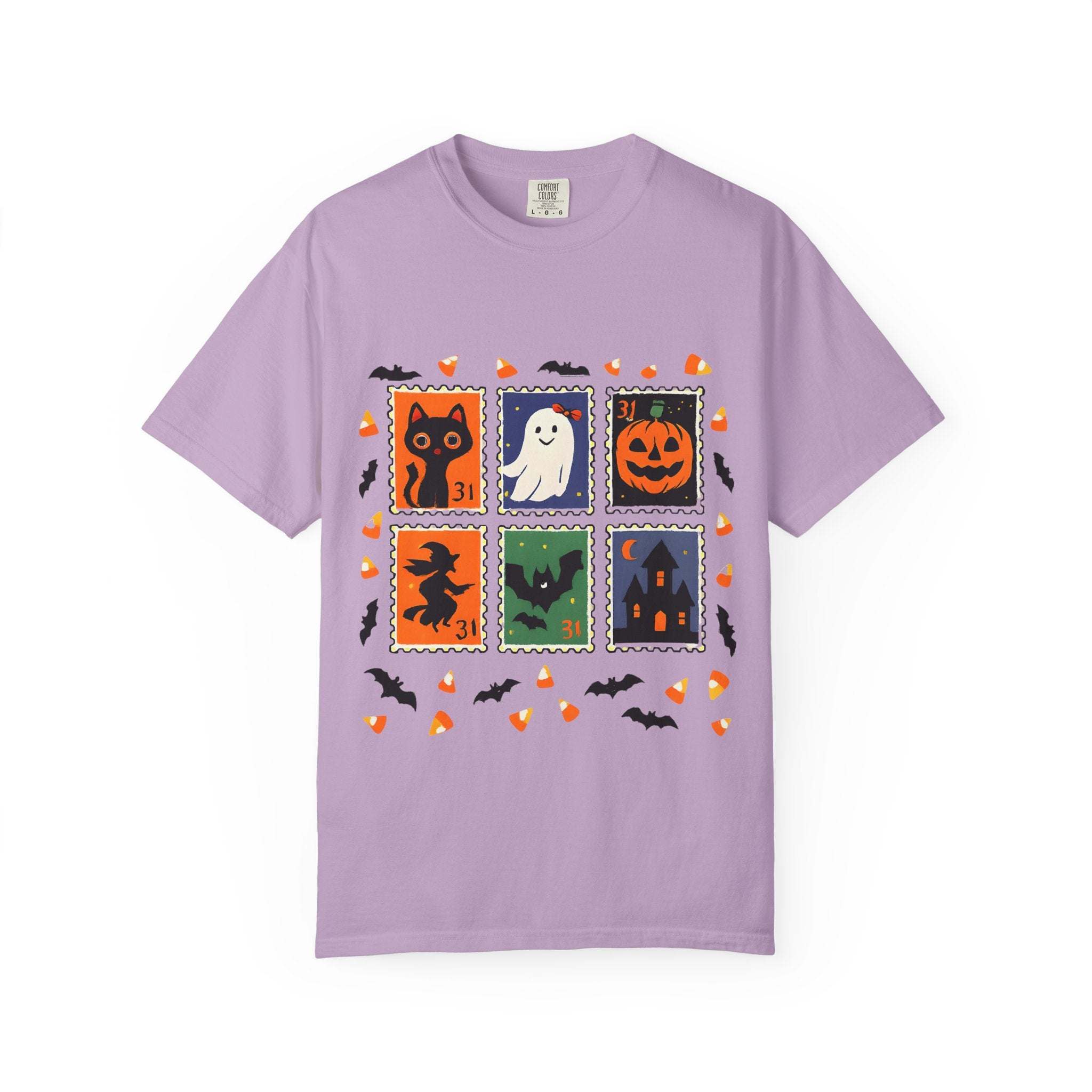 Retro Halloween Stamp T-shirt - TeninoVentures