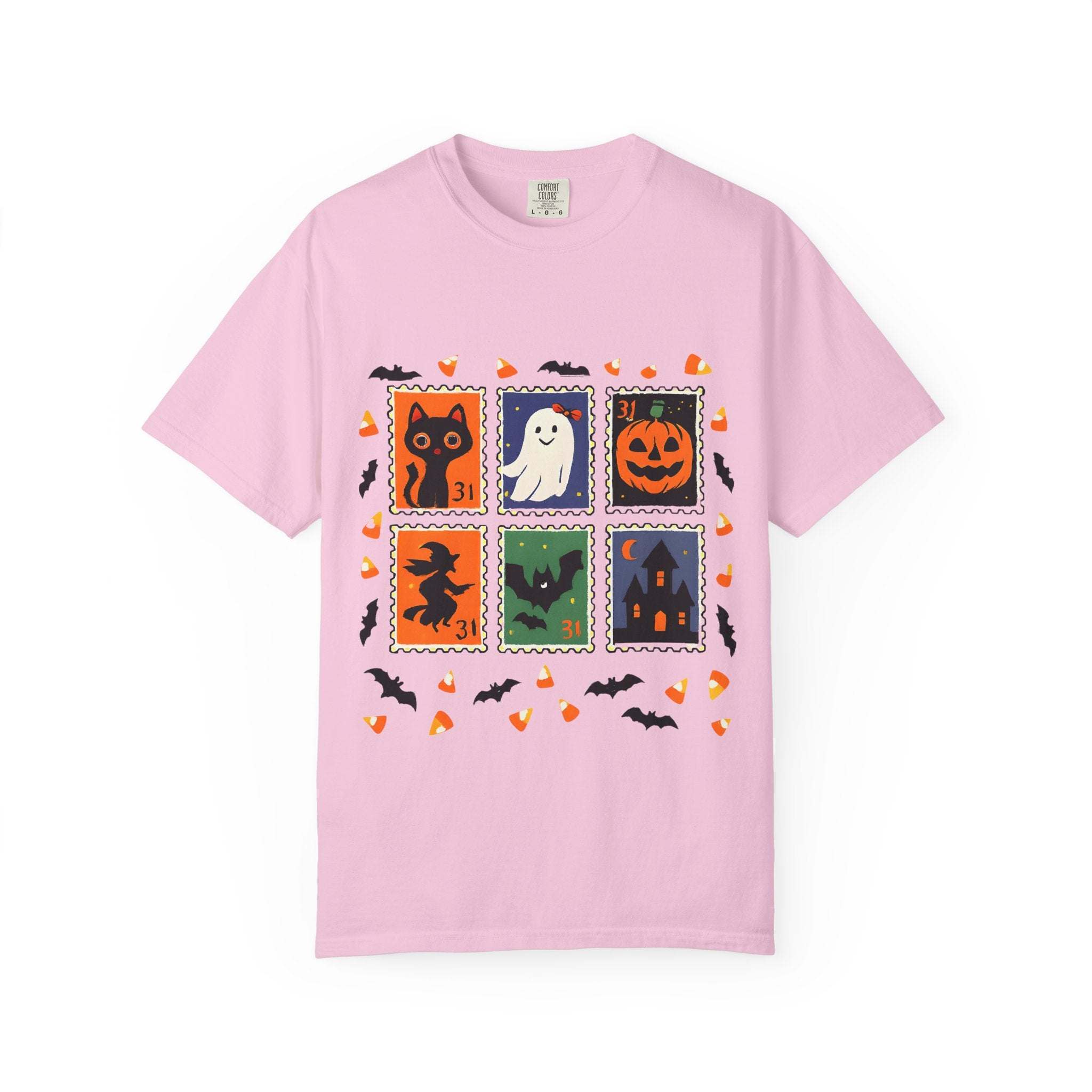 Retro Halloween Stamp T-shirt - TeninoVentures