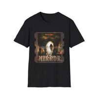 Soul Mirror Halloween movie ticket graphic black t-shirt