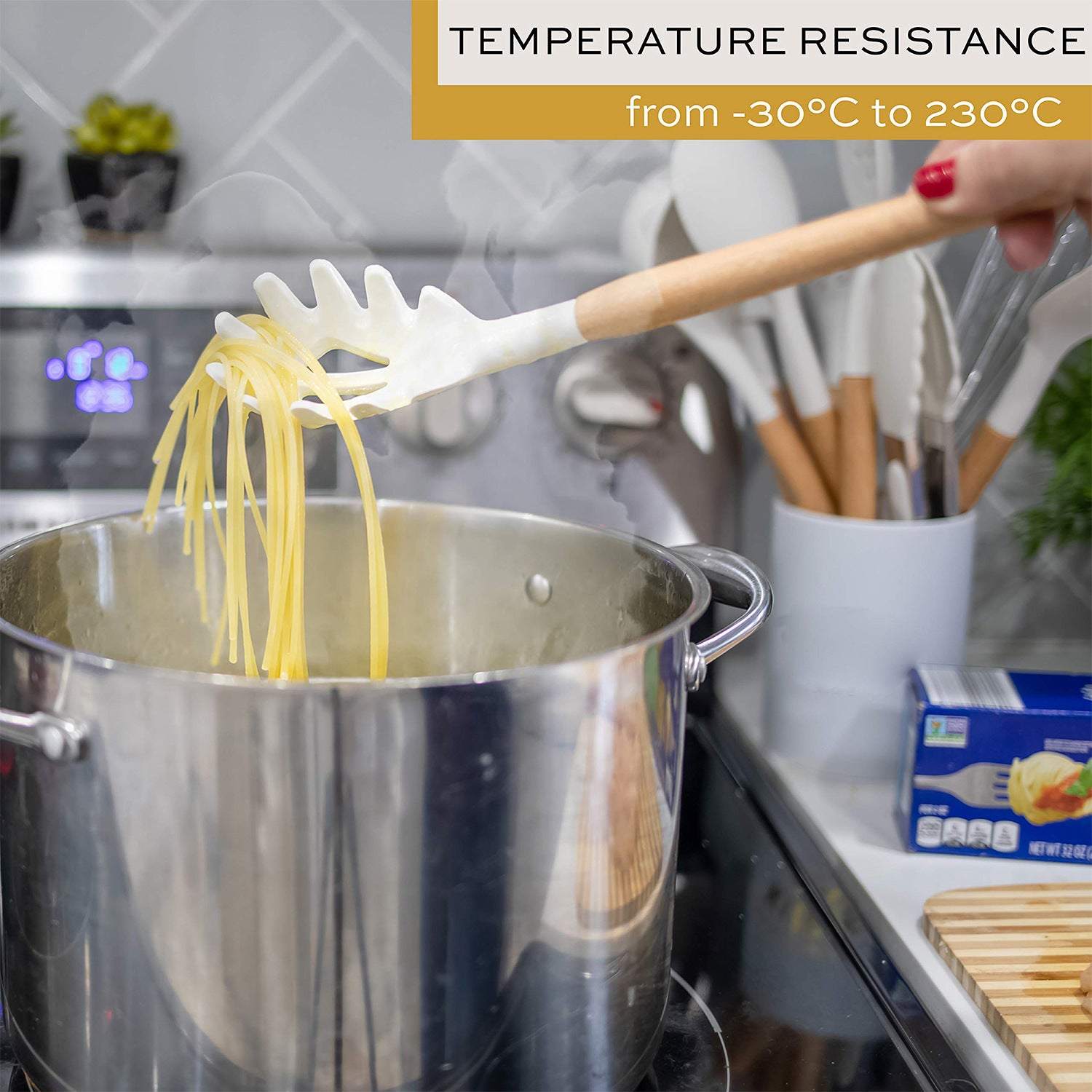 White Silicone Spatula Set Kitchen Tools - TeninoVentures