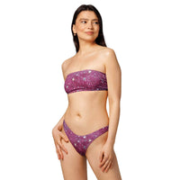 Hot pink bandeau bikini - Soft, comfy, Stretchy & Flattering Swimwear