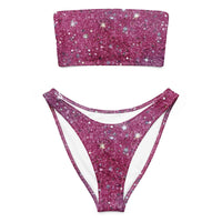 Hot pink bandeau bikini - Soft, comfy, Stretchy & Flattering Swimwear