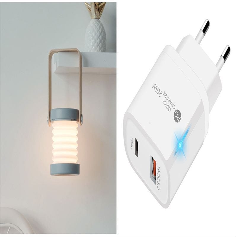 Foldable Touch Dimmable LED Night Light Portable Lantern