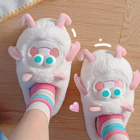 Womens Plush Thermal Cotton Slippers Winter Gadgets - TeninoVentures